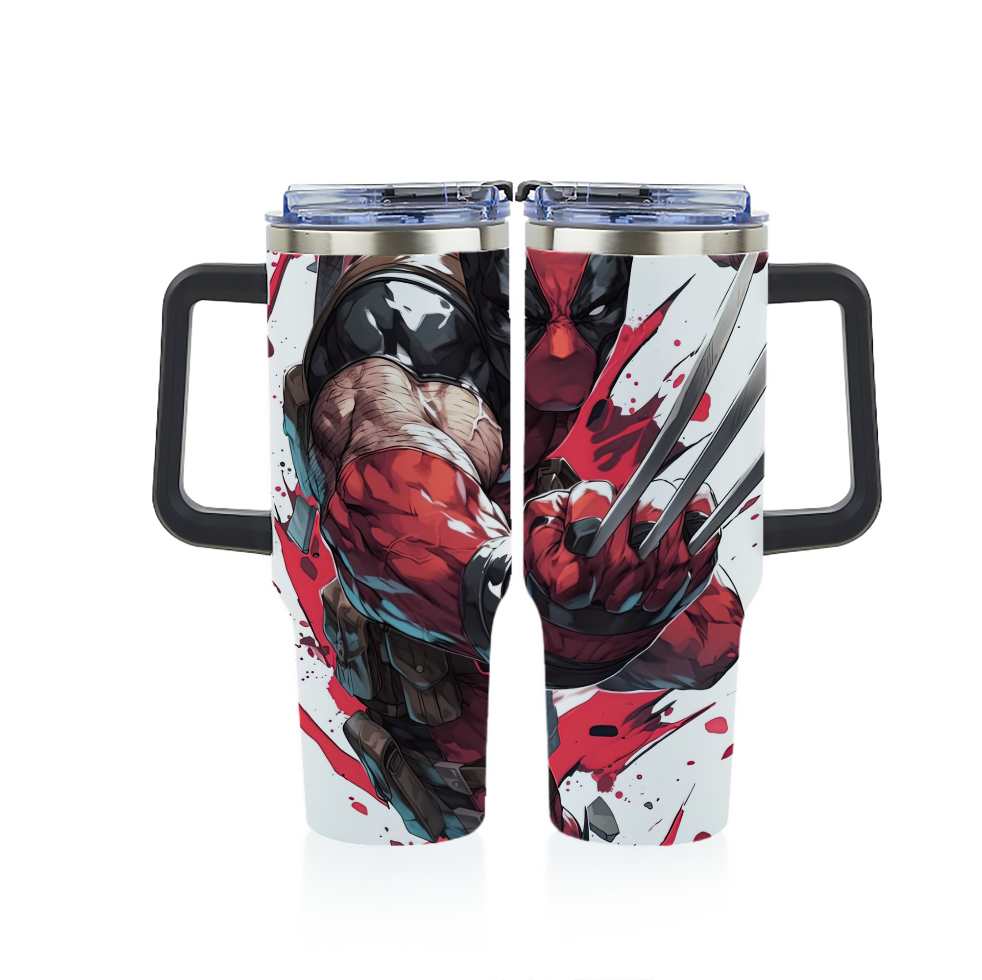 （画像用） Deadpool デッドプール 1200ｍLフルプリント車用タンブラー
