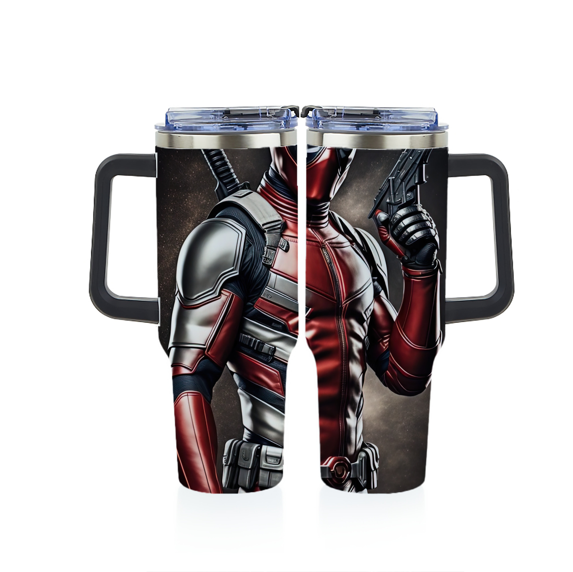 （画像用） Deadpool デッドプール 1200ｍLフルプリント車用タンブラー