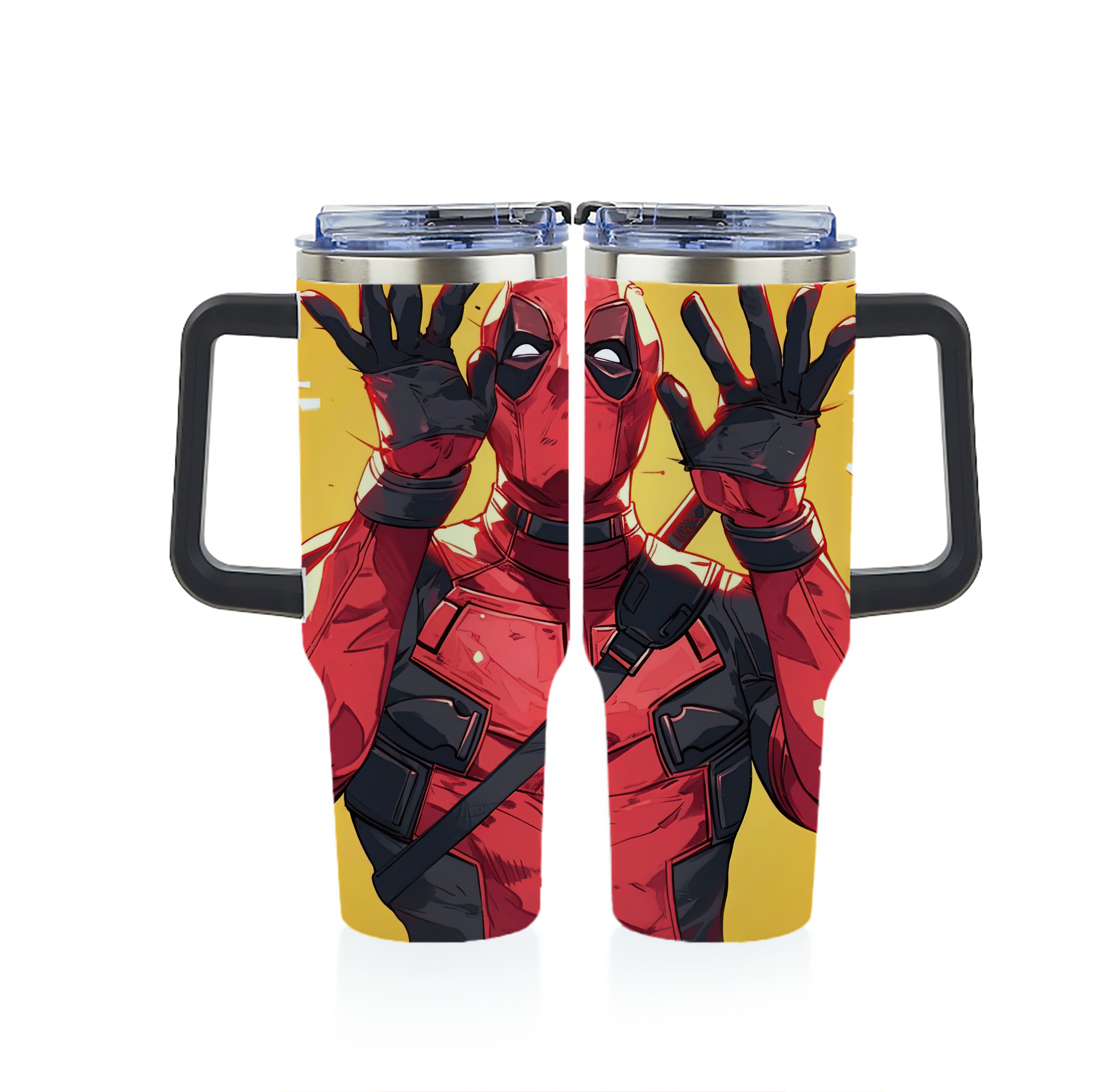 （画像用） Deadpool デッドプール 1200ｍLフルプリント車用タンブラー