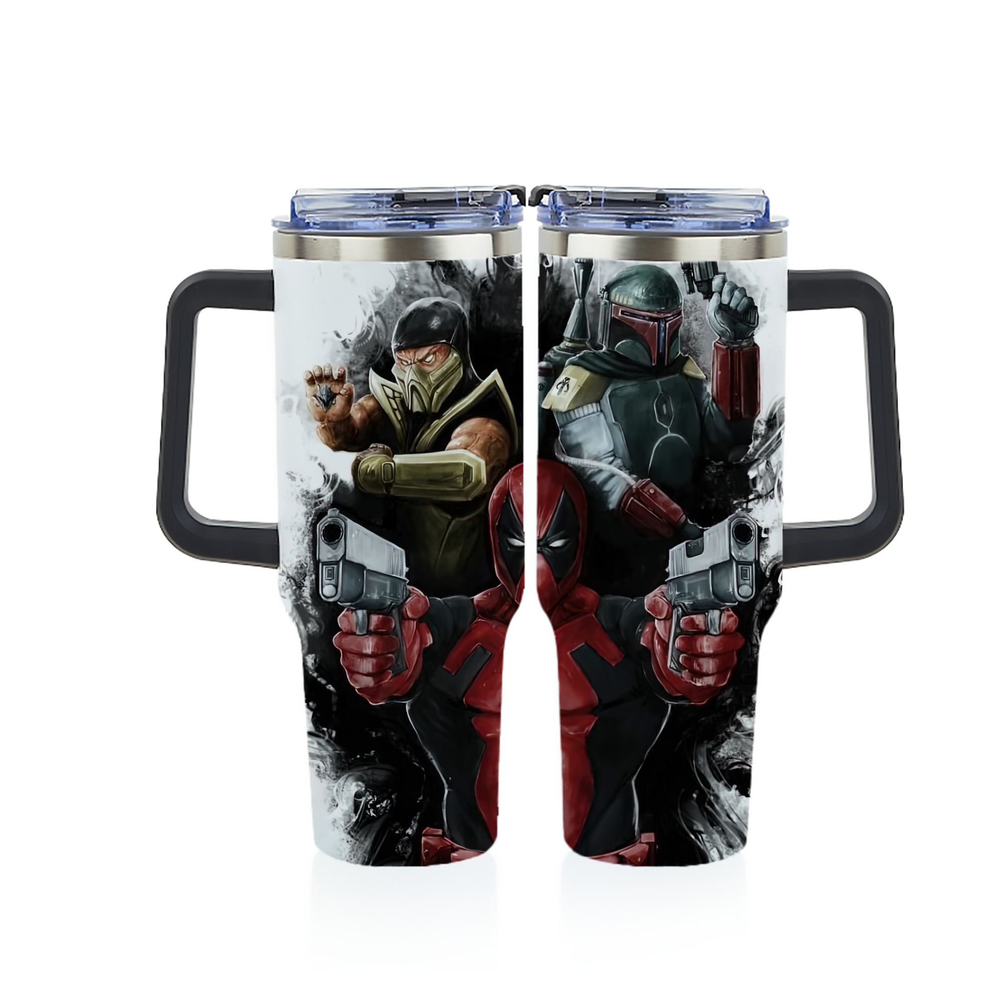 （画像用） Deadpool デッドプール 1200ｍLフルプリント車用タンブラー