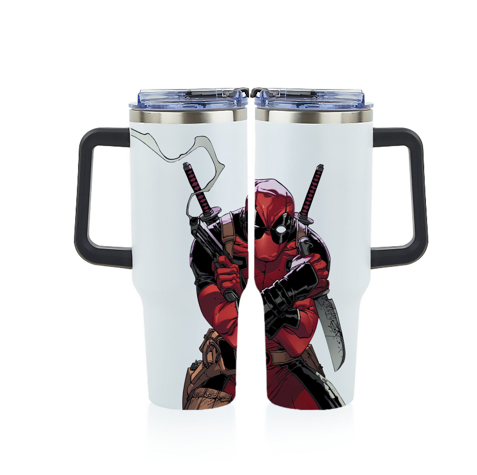 （画像用） Deadpool デッドプール 1200ｍLフルプリント車用タンブラー