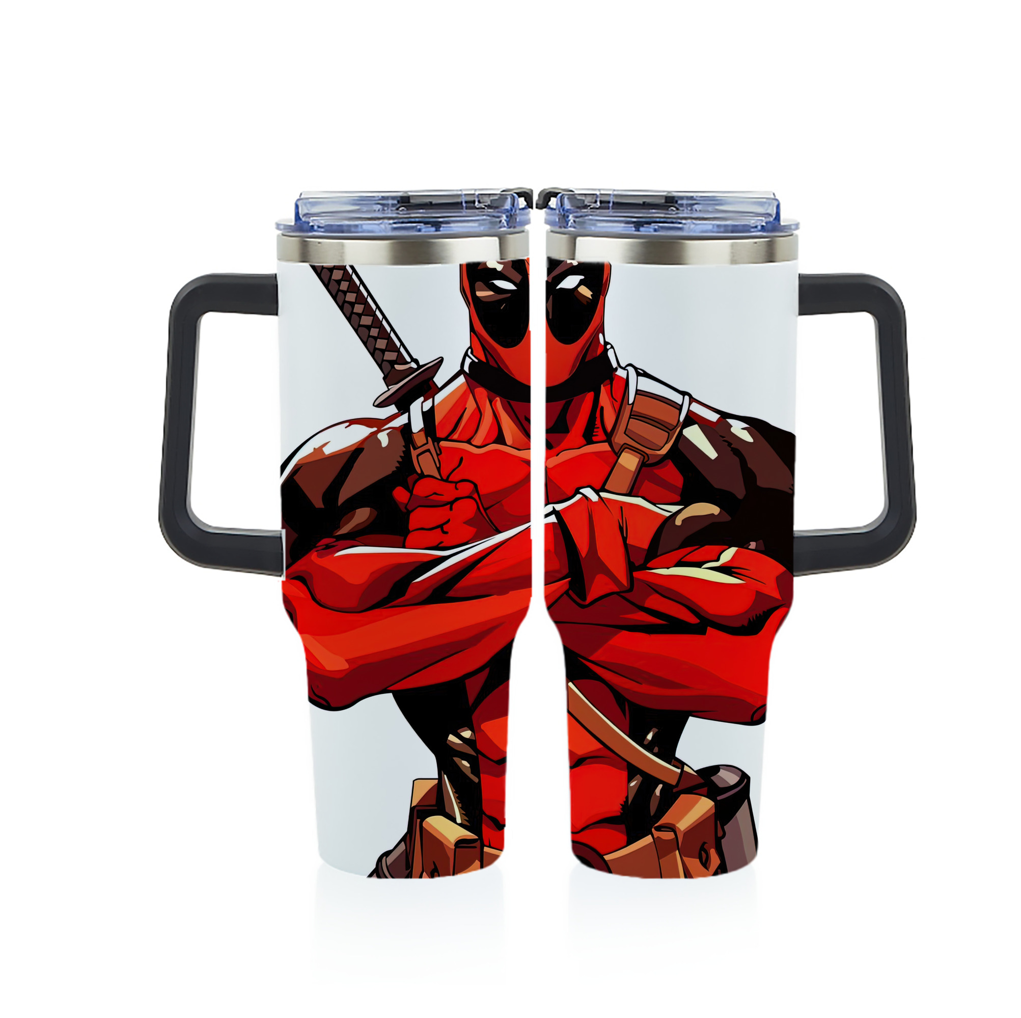 （画像用） Deadpool デッドプール 1200ｍLフルプリント車用タンブラー