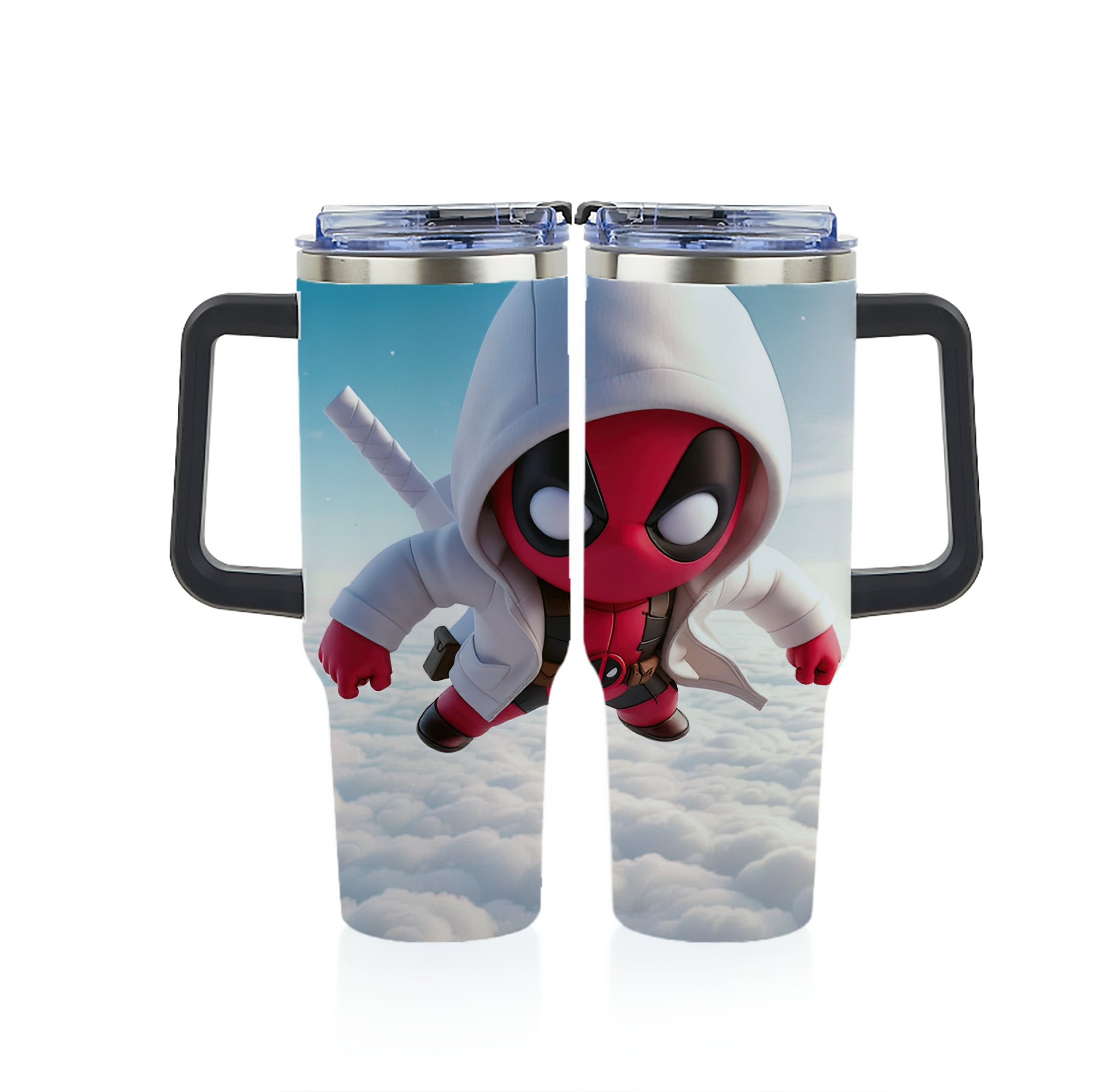 （画像用） Deadpool デッドプール 1200ｍLフルプリント車用タンブラー