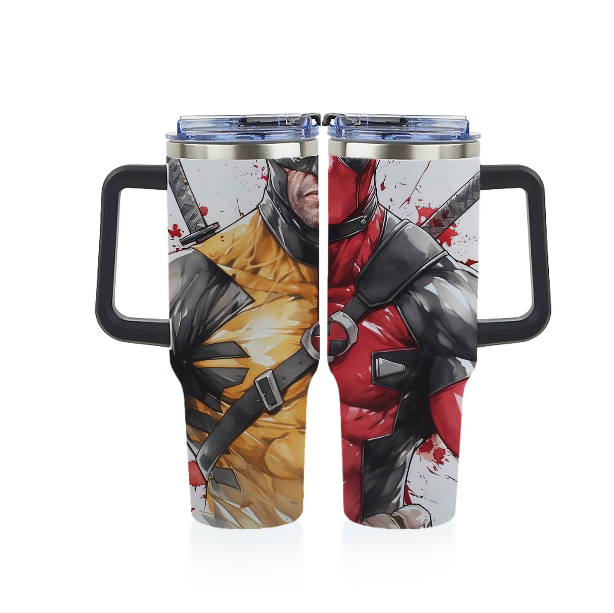 （画像用） Deadpool デッドプール 1200ｍLフルプリント車用タンブラー