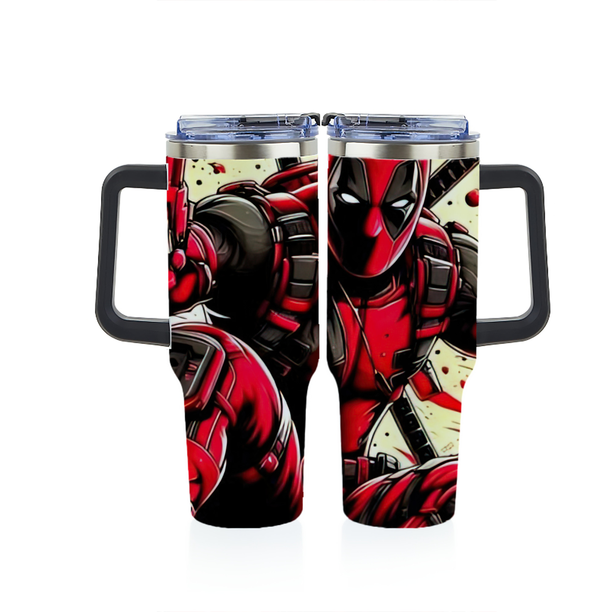（画像用） Deadpool デッドプール 1200ｍLフルプリント車用タンブラー
