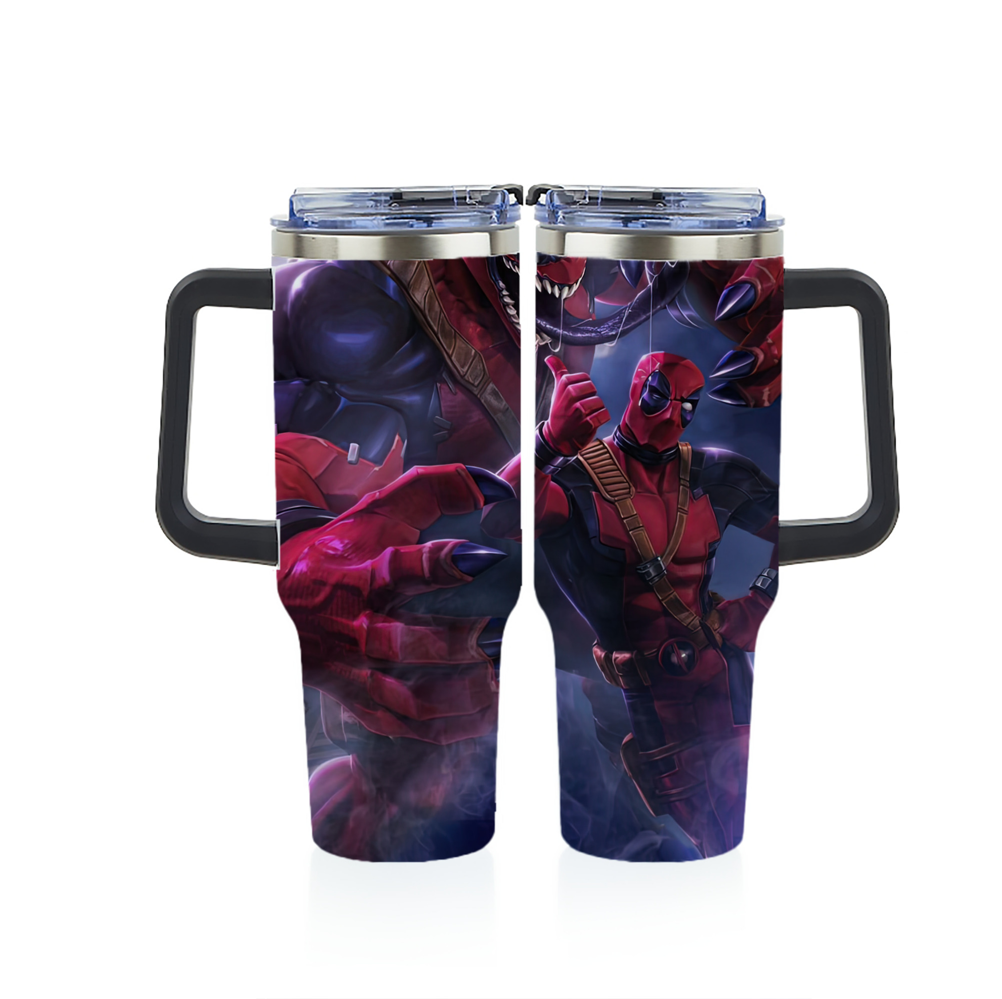 （画像用） Deadpool デッドプール 1200ｍLフルプリント車用タンブラー