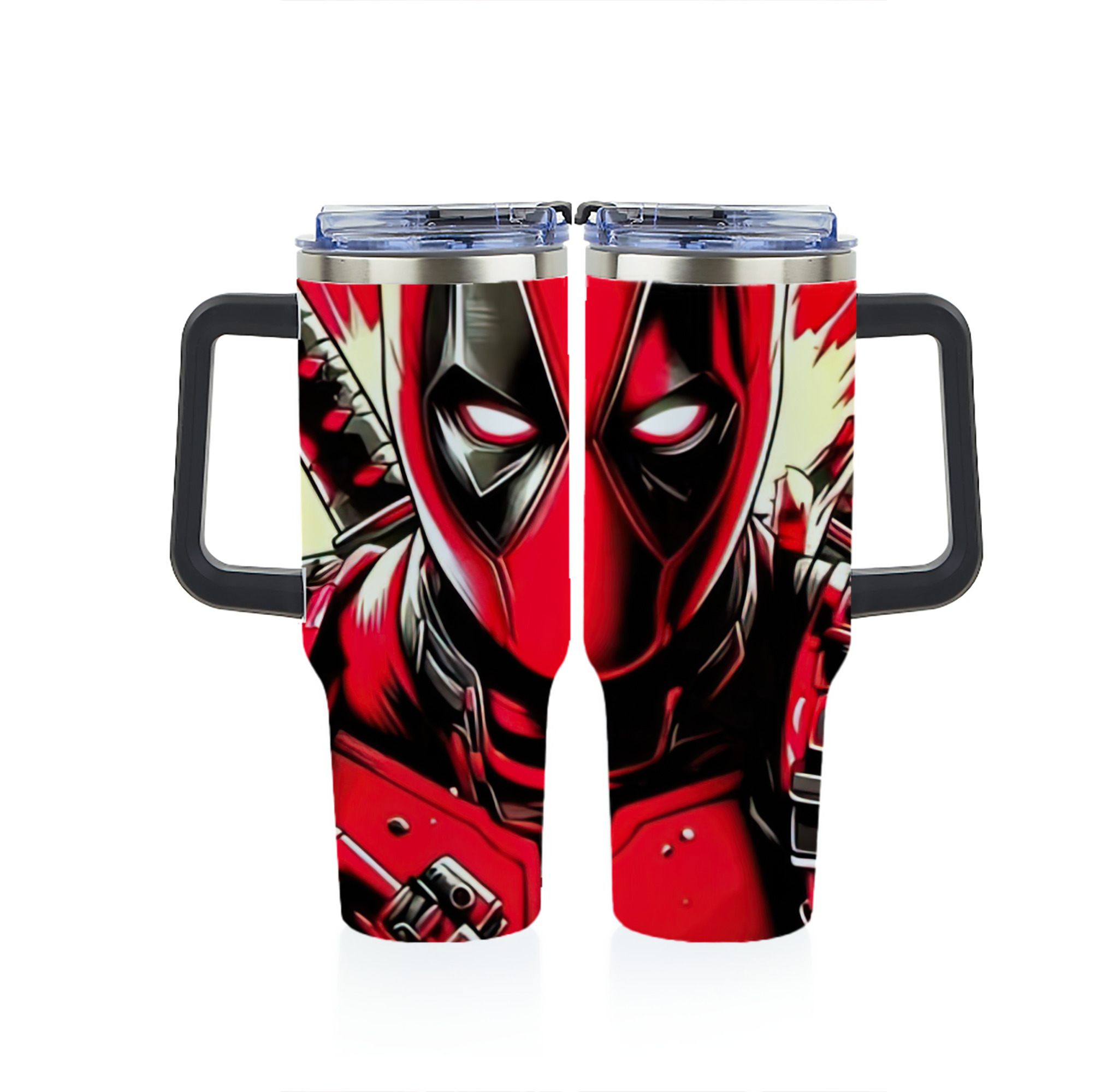 （画像用） Deadpool デッドプール 1200ｍLフルプリント車用タンブラー
