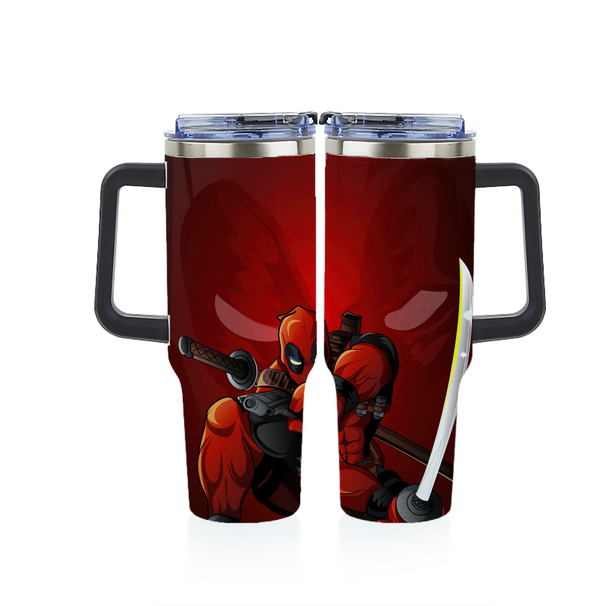 （画像用） Deadpool デッドプール 1200ｍLフルプリント車用タンブラー