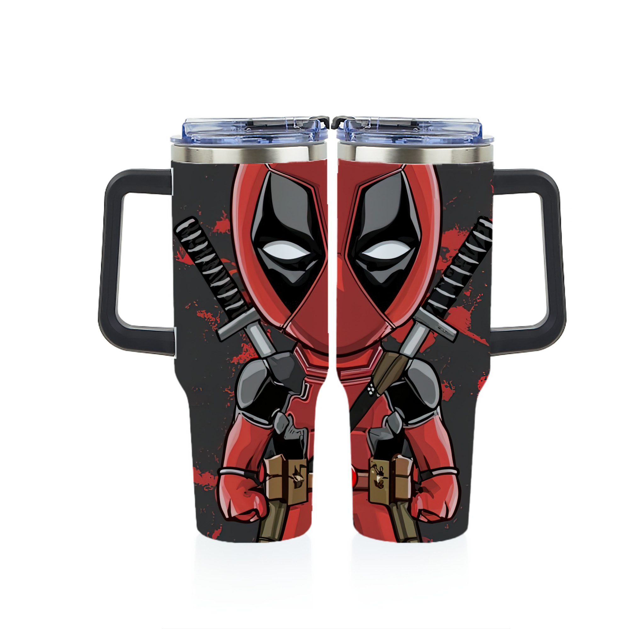 （画像用） Deadpool デッドプール 1200ｍLフルプリント車用タンブラー