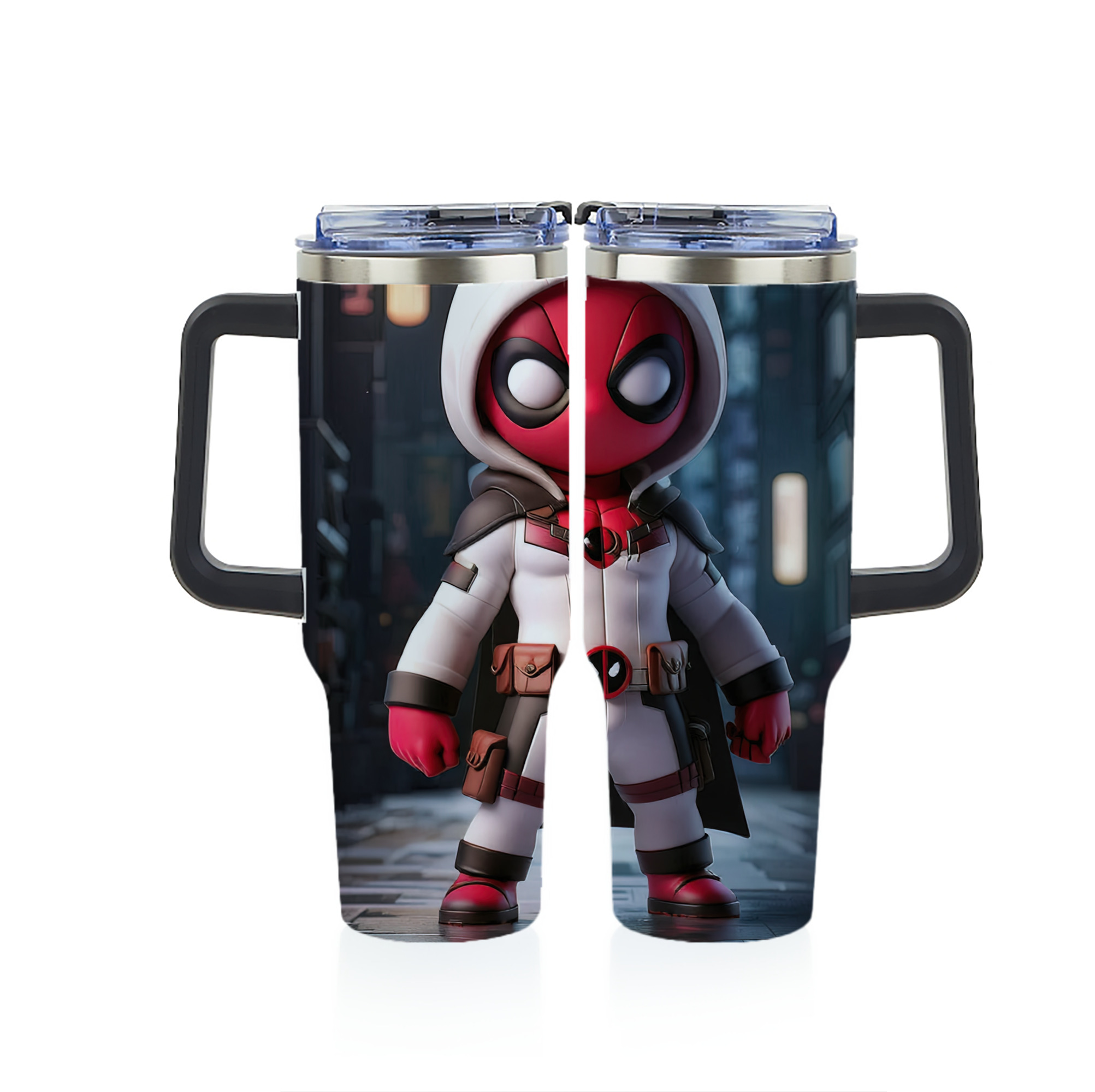 （画像用） Deadpool デッドプール 1200ｍLフルプリント車用タンブラー