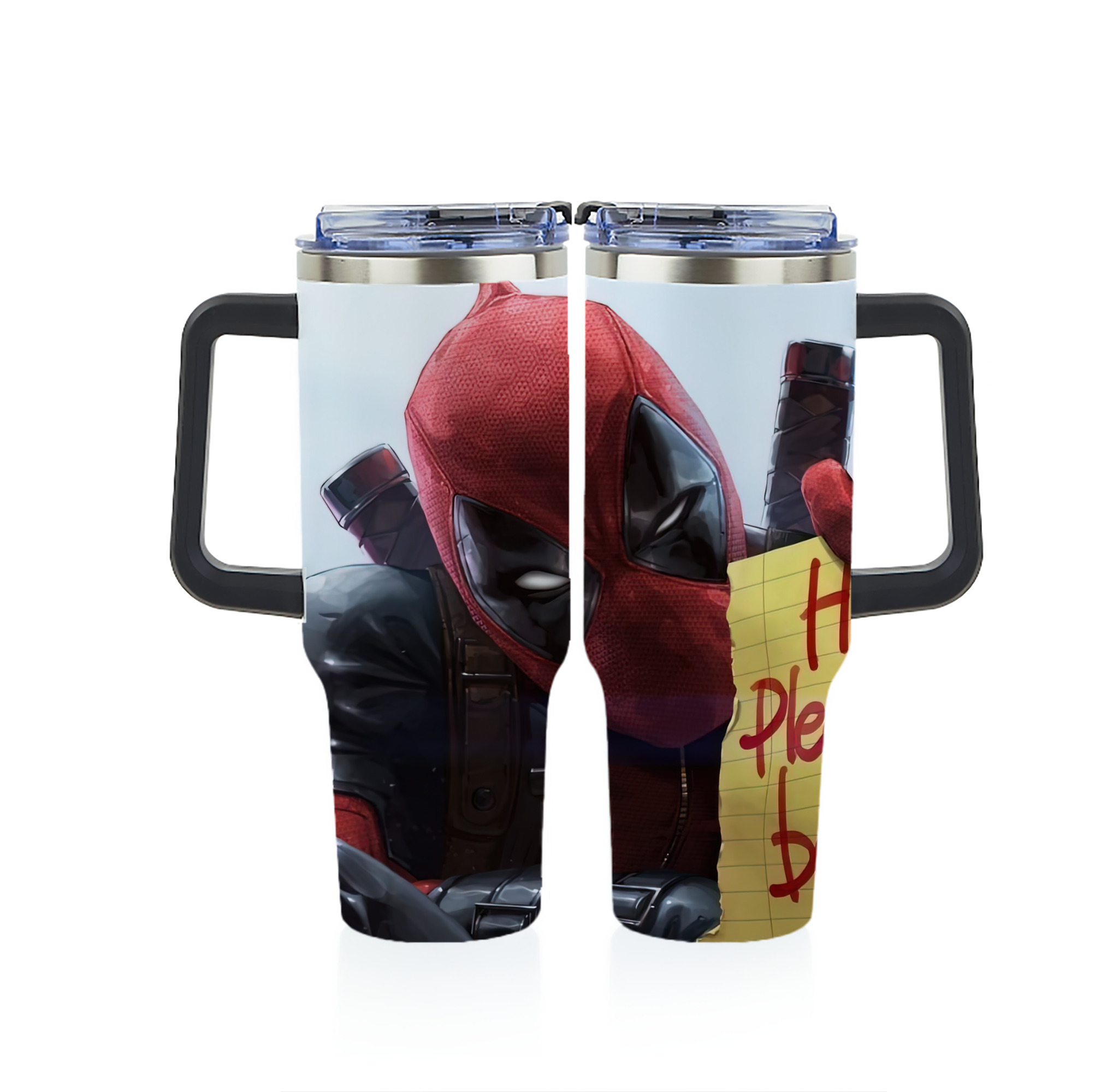 （画像用） Deadpool デッドプール 1200ｍLフルプリント車用タンブラー