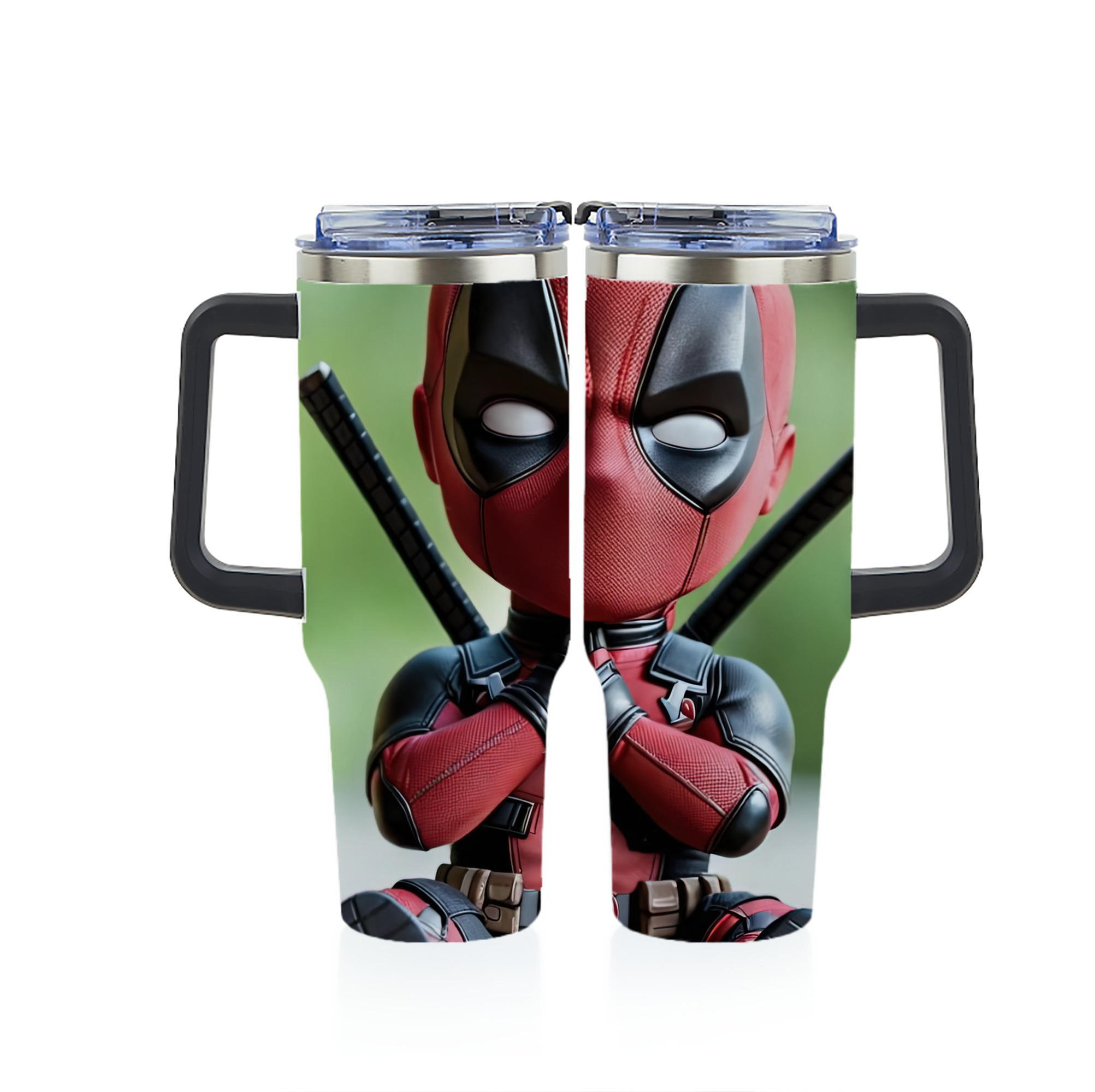 （画像用） Deadpool デッドプール 1200ｍLフルプリント車用タンブラー