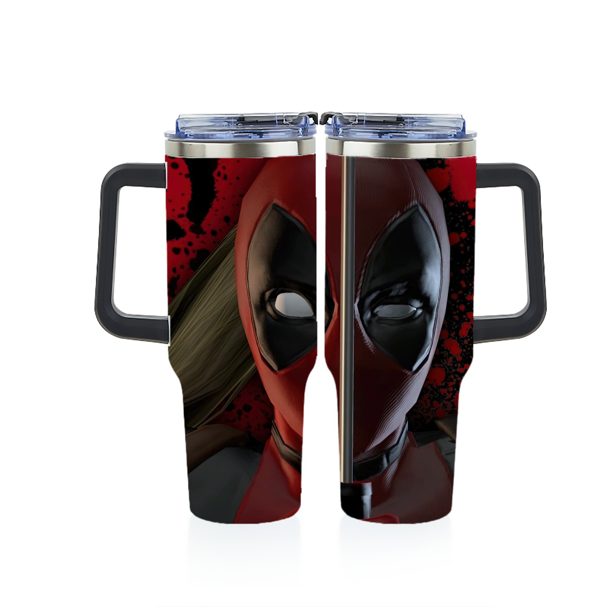 （画像用） Deadpool デッドプール 1200ｍLフルプリント車用タンブラー