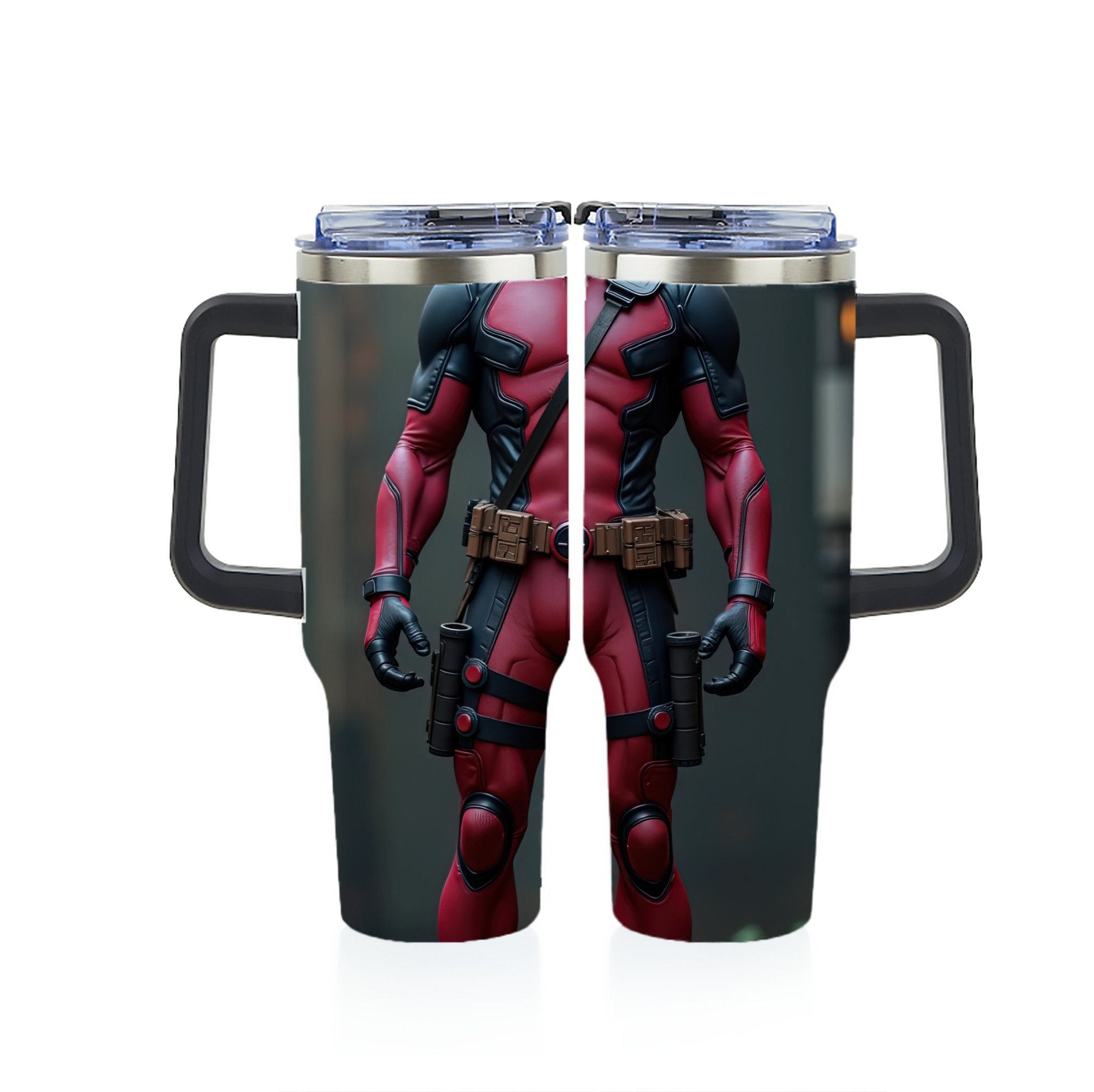 （画像用） Deadpool デッドプール 1200ｍLフルプリント車用タンブラー