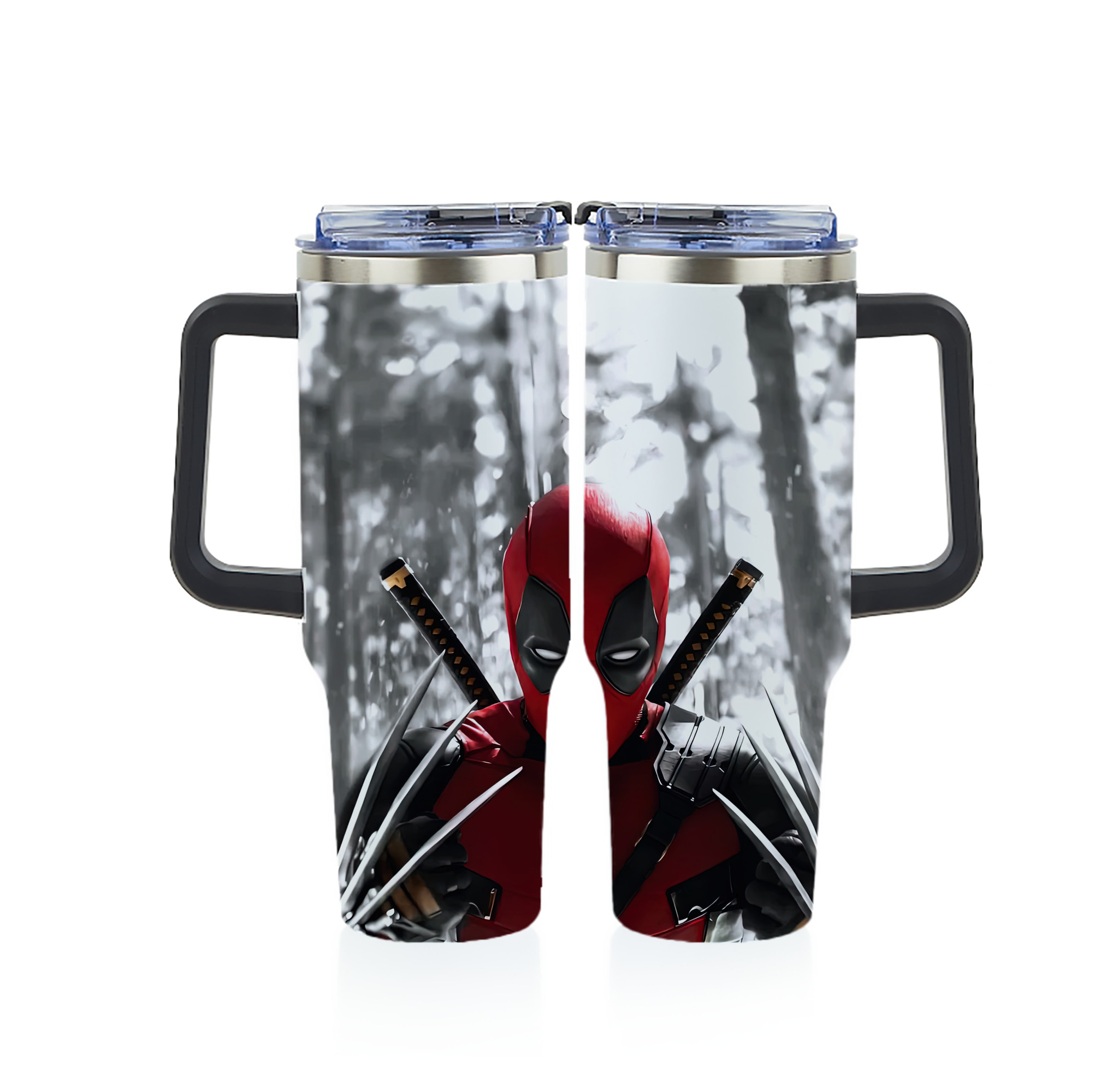 （画像用） Deadpool デッドプール 1200ｍLフルプリント車用タンブラー