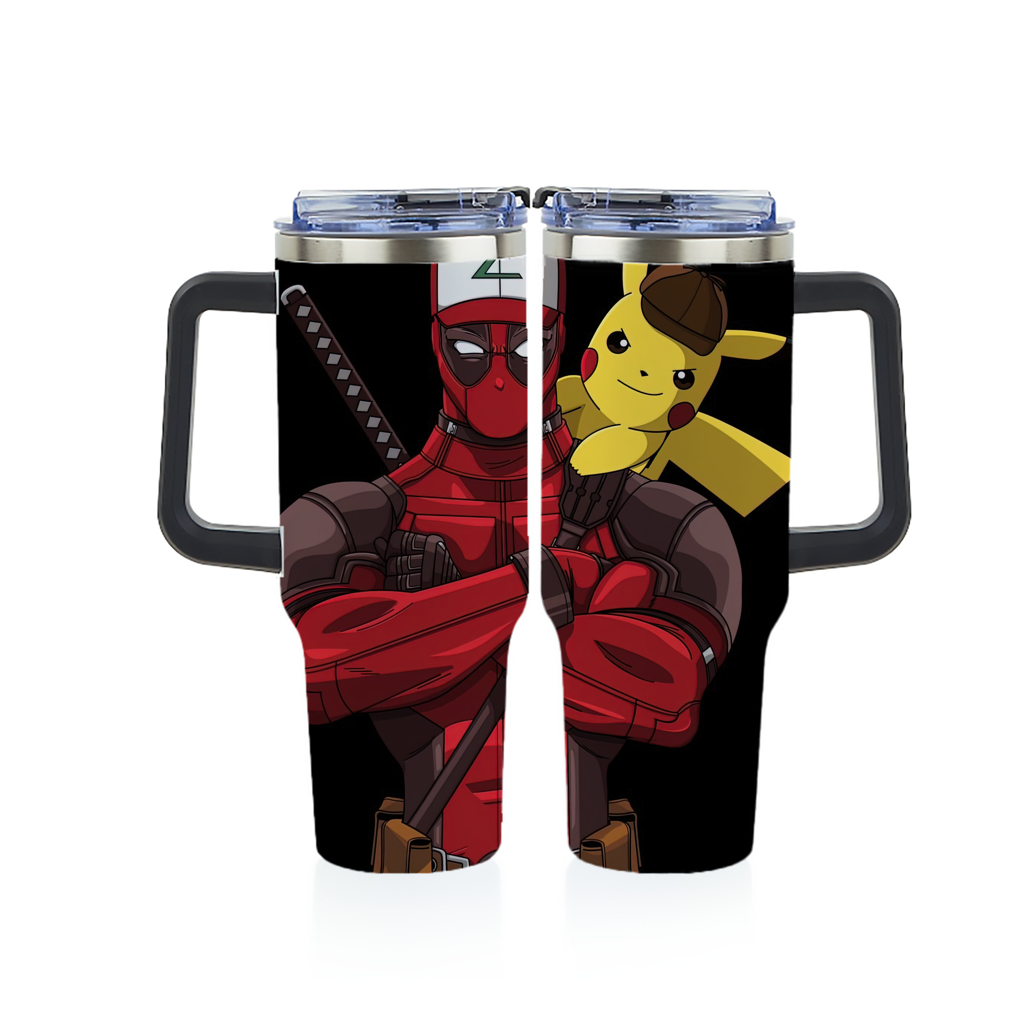 （画像用） Deadpool デッドプール 1200ｍLフルプリント車用タンブラー
