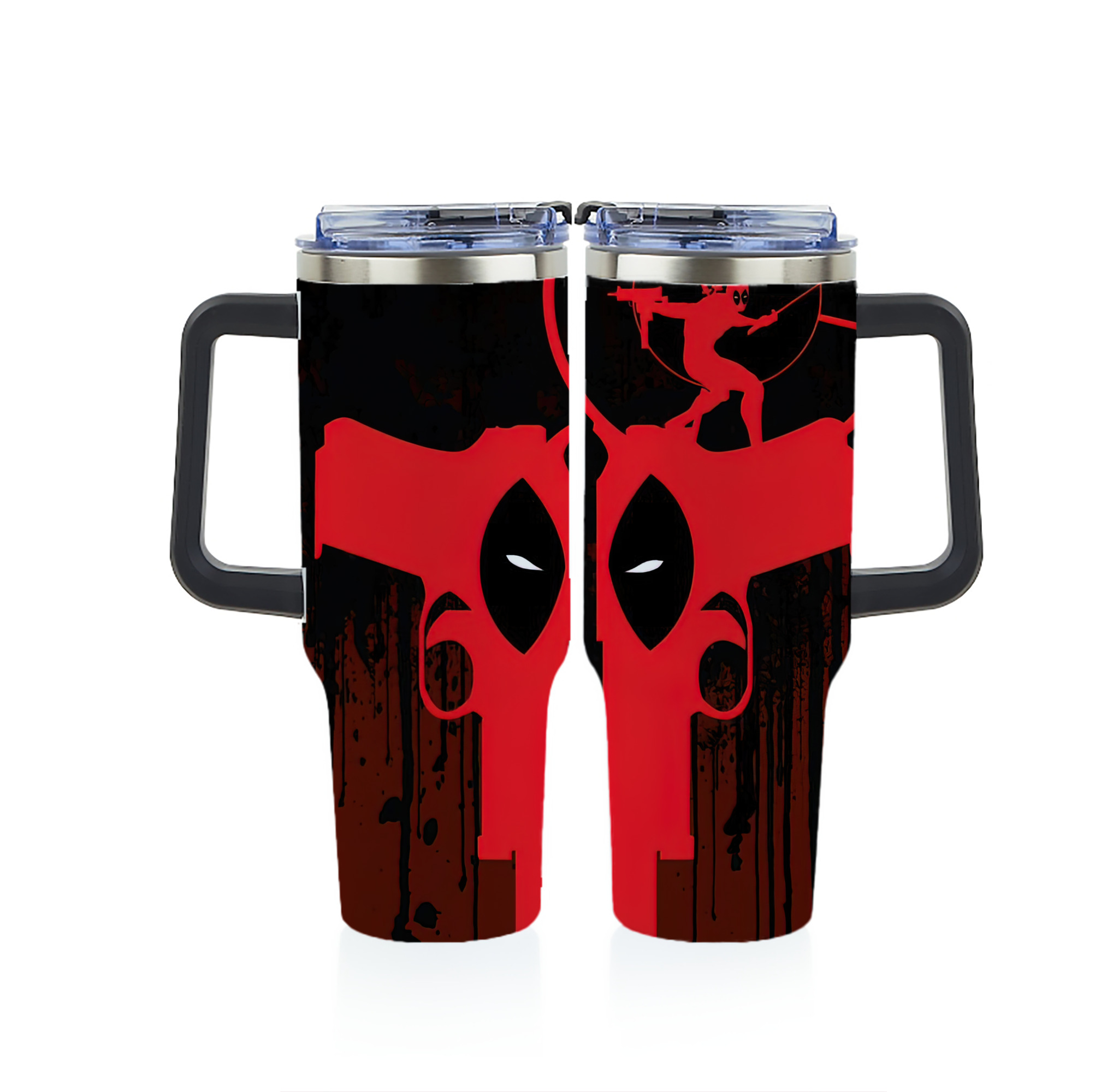（画像用） Deadpool デッドプール 1200ｍLフルプリント車用タンブラー