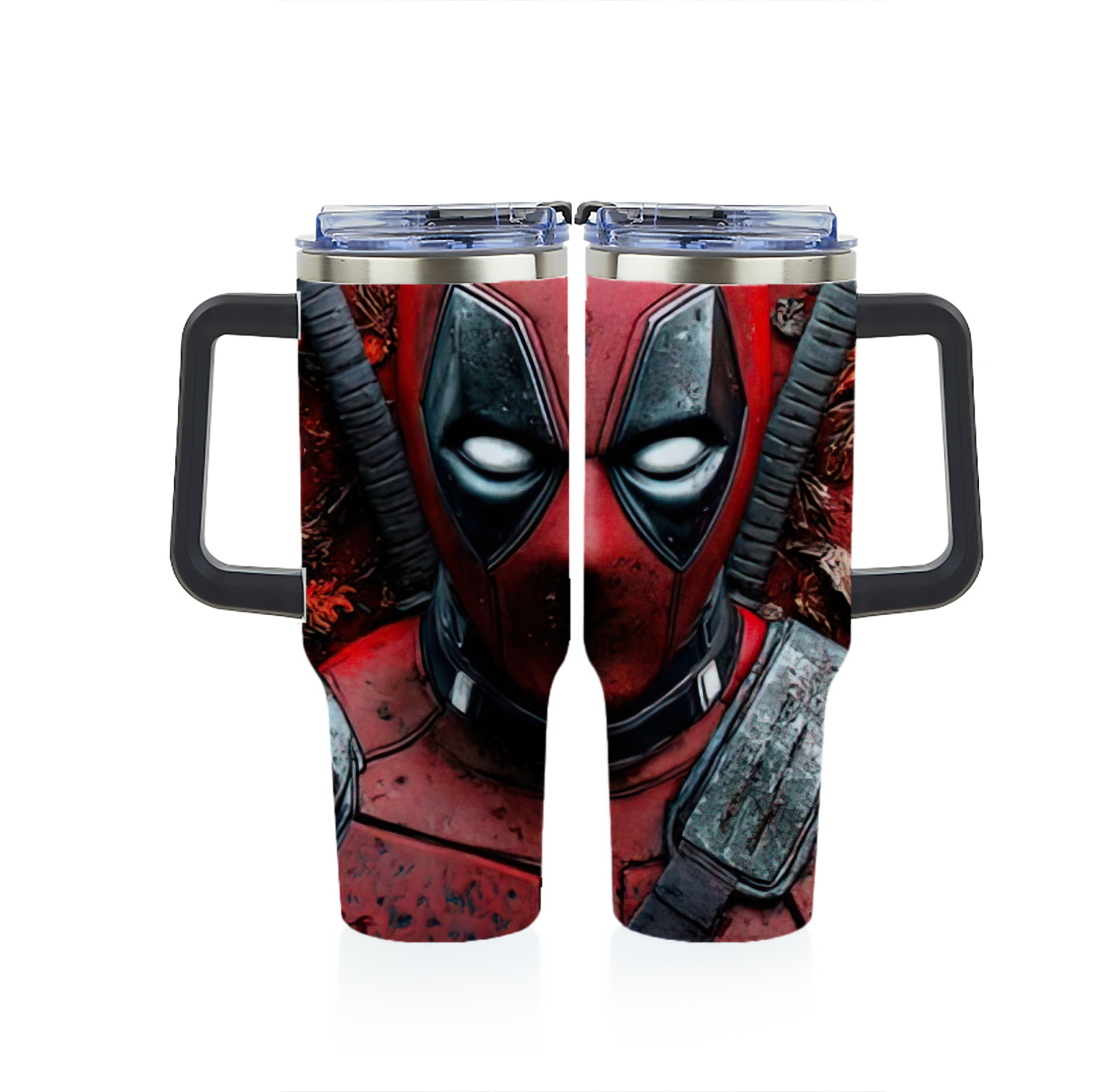 （画像用） Deadpool デッドプール 1200ｍLフルプリント車用タンブラー