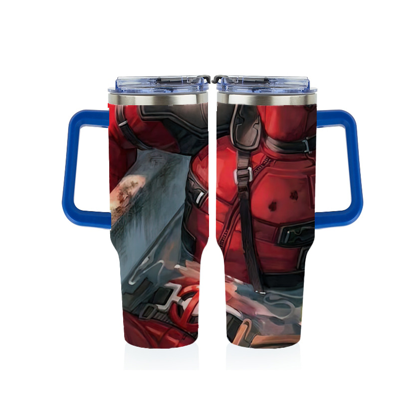 （画像用） Deadpool デッドプール 1200ｍLフルプリント車用タンブラー