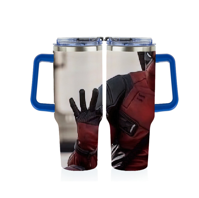 （画像用） Deadpool デッドプール 1200ｍLフルプリント車用タンブラー
