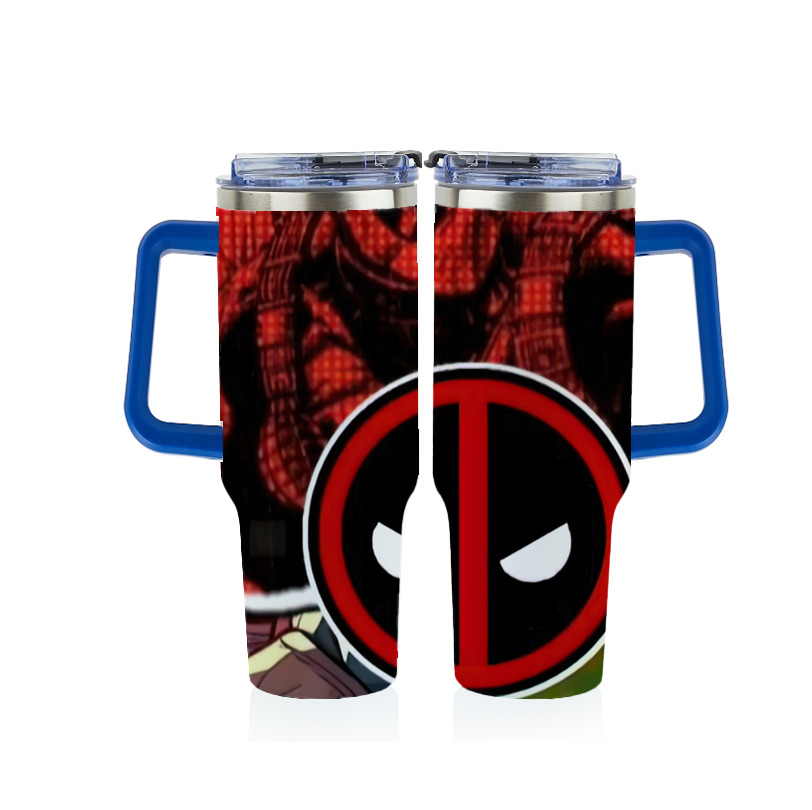 （画像用） Deadpool デッドプール 1200ｍLフルプリント車用タンブラー
