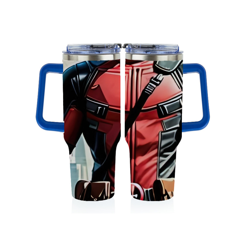 （画像用） Deadpool デッドプール 1200ｍLフルプリント車用タンブラー