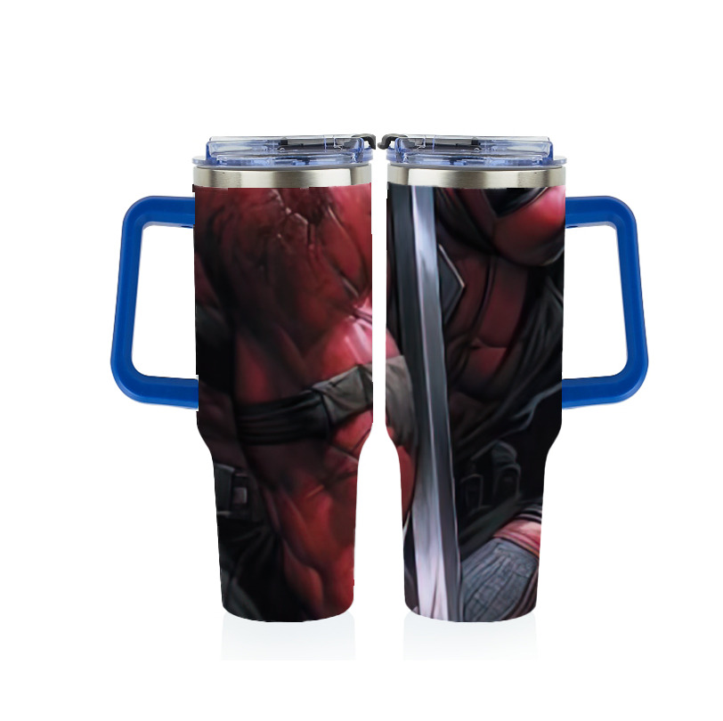 （画像用） Deadpool デッドプール 1200ｍLフルプリント車用タンブラー