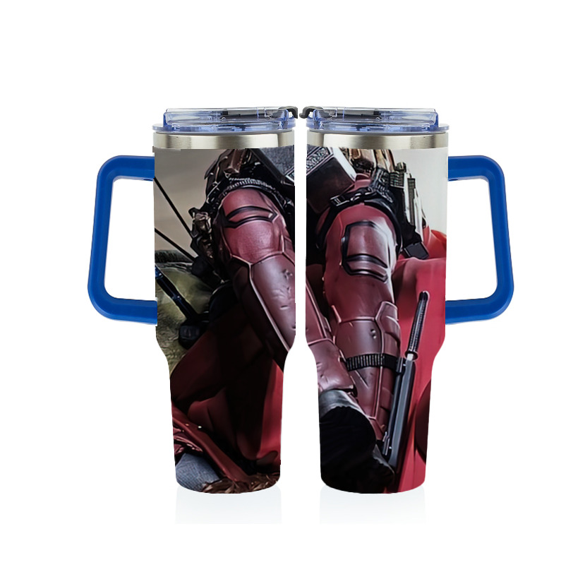 （画像用） Deadpool デッドプール 1200ｍLフルプリント車用タンブラー