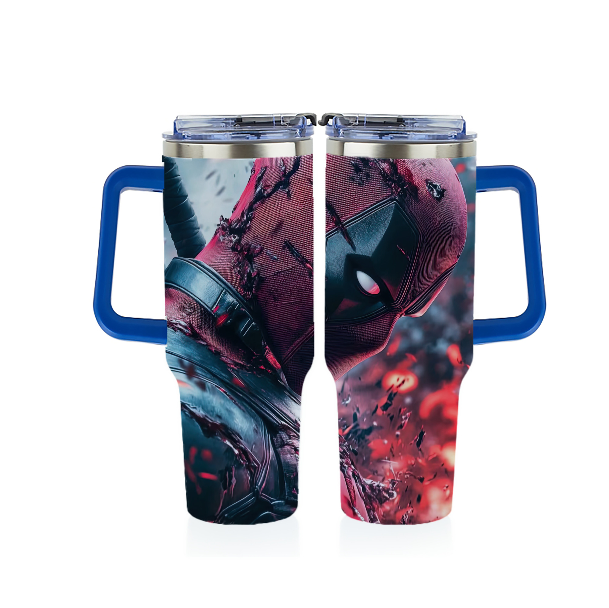 （画像用） Deadpool デッドプール 1200ｍLフルプリント車用タンブラー