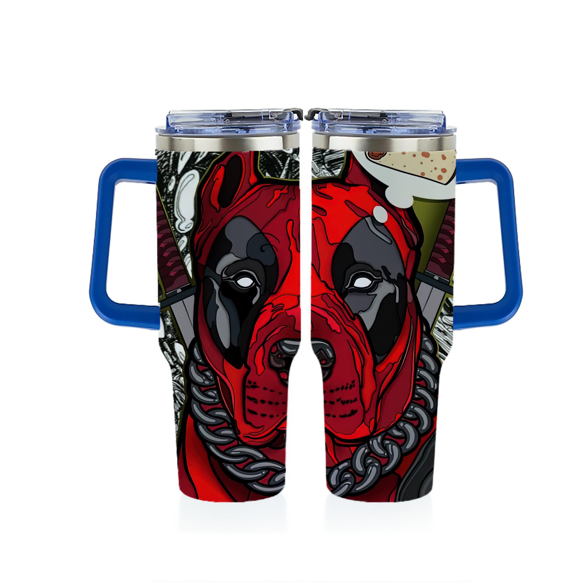 （画像用） Deadpool デッドプール 1200ｍLフルプリント車用タンブラー