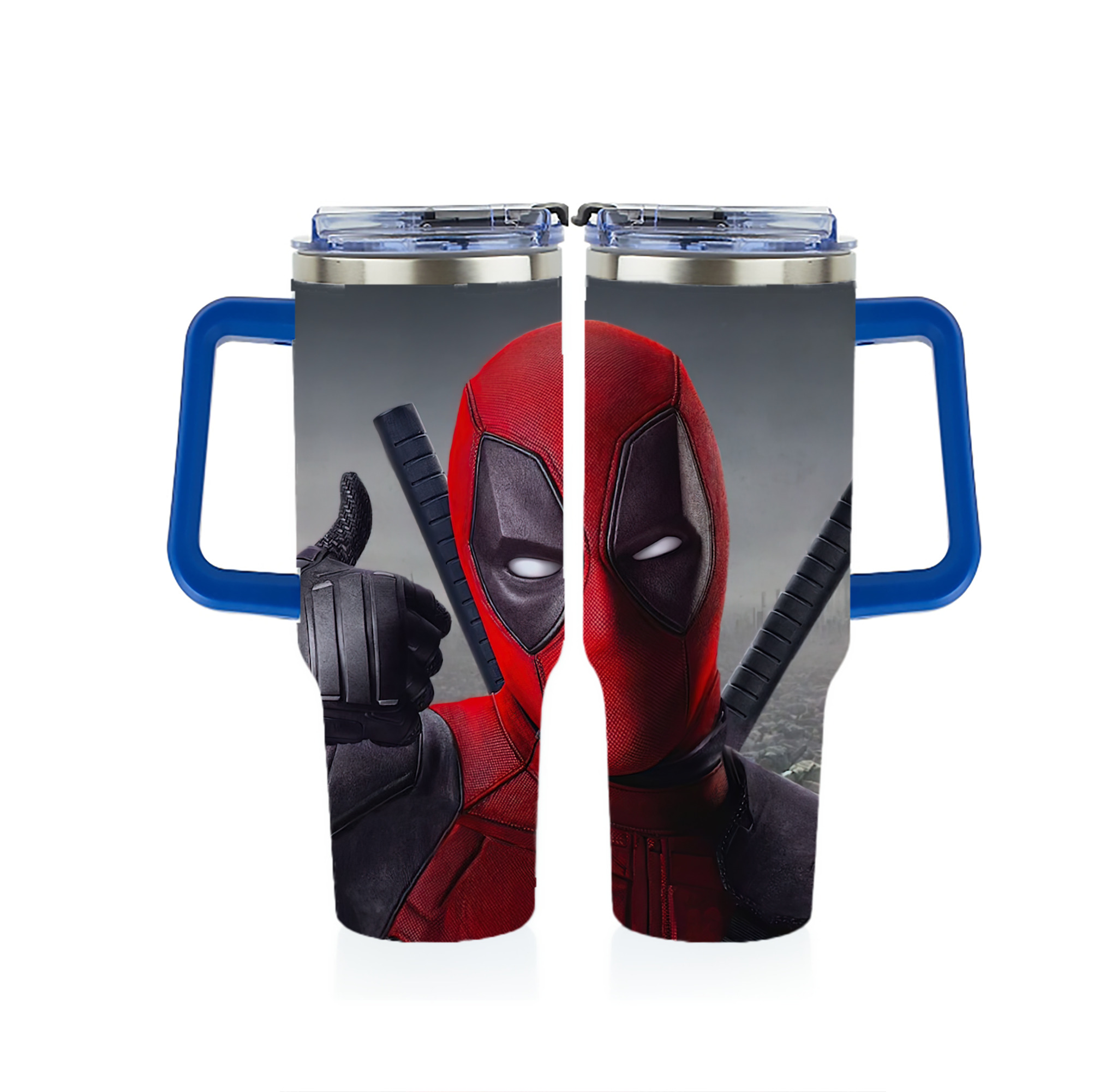 （画像用） Deadpool デッドプール 1200ｍLフルプリント車用タンブラー