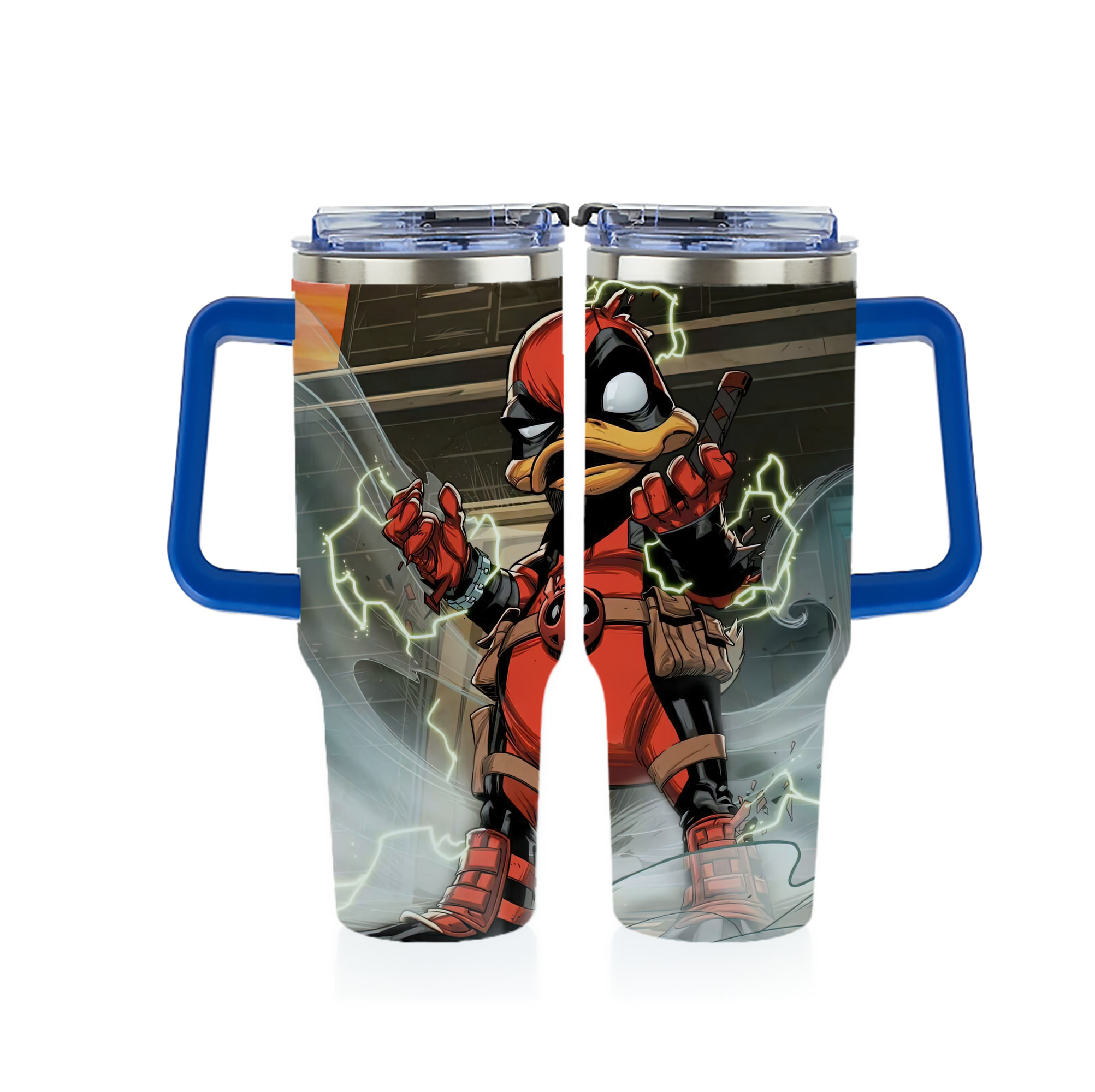 （画像用） Deadpool デッドプール 1200ｍLフルプリント車用タンブラー