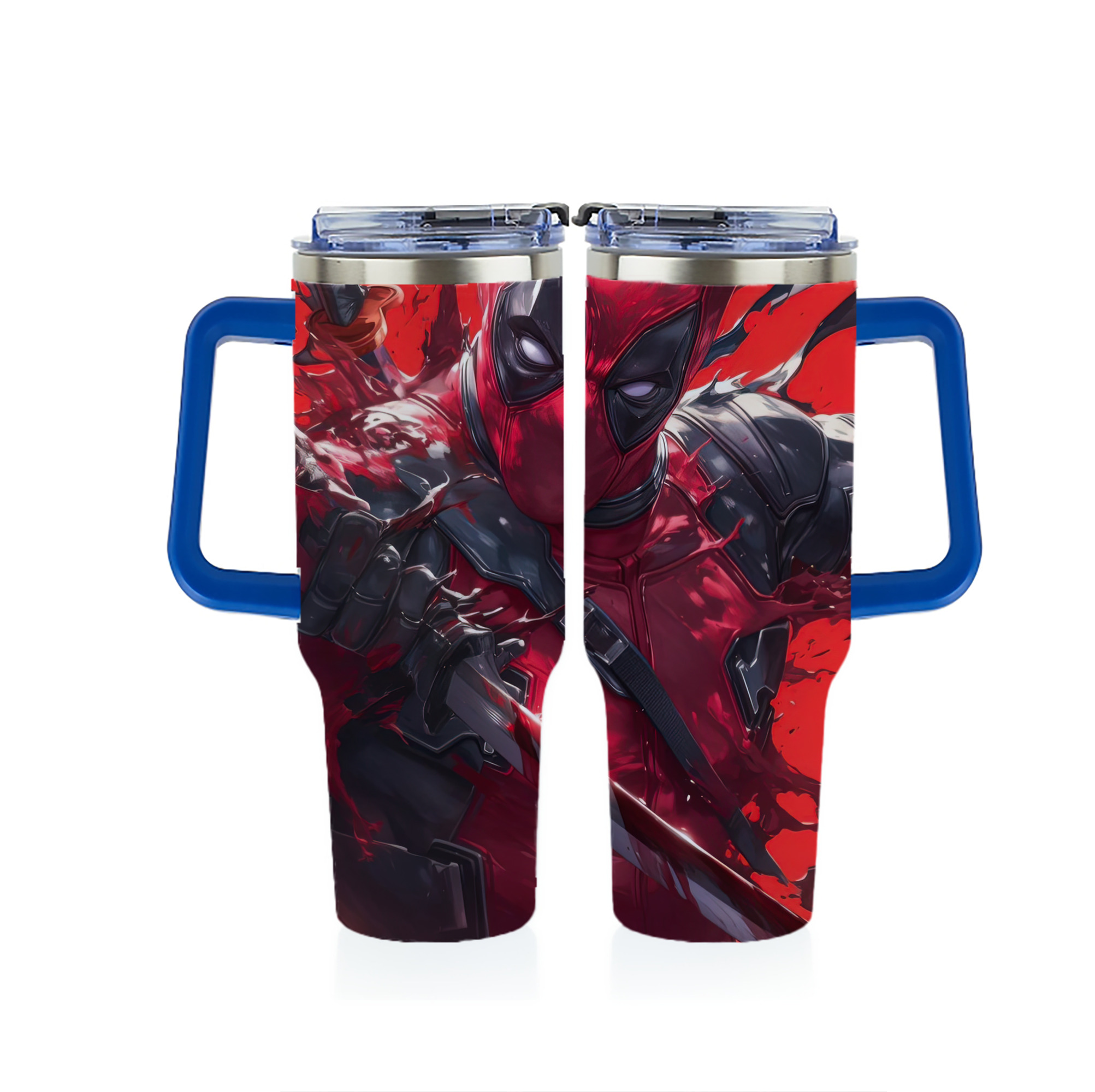 （画像用） Deadpool デッドプール 1200ｍLフルプリント車用タンブラー