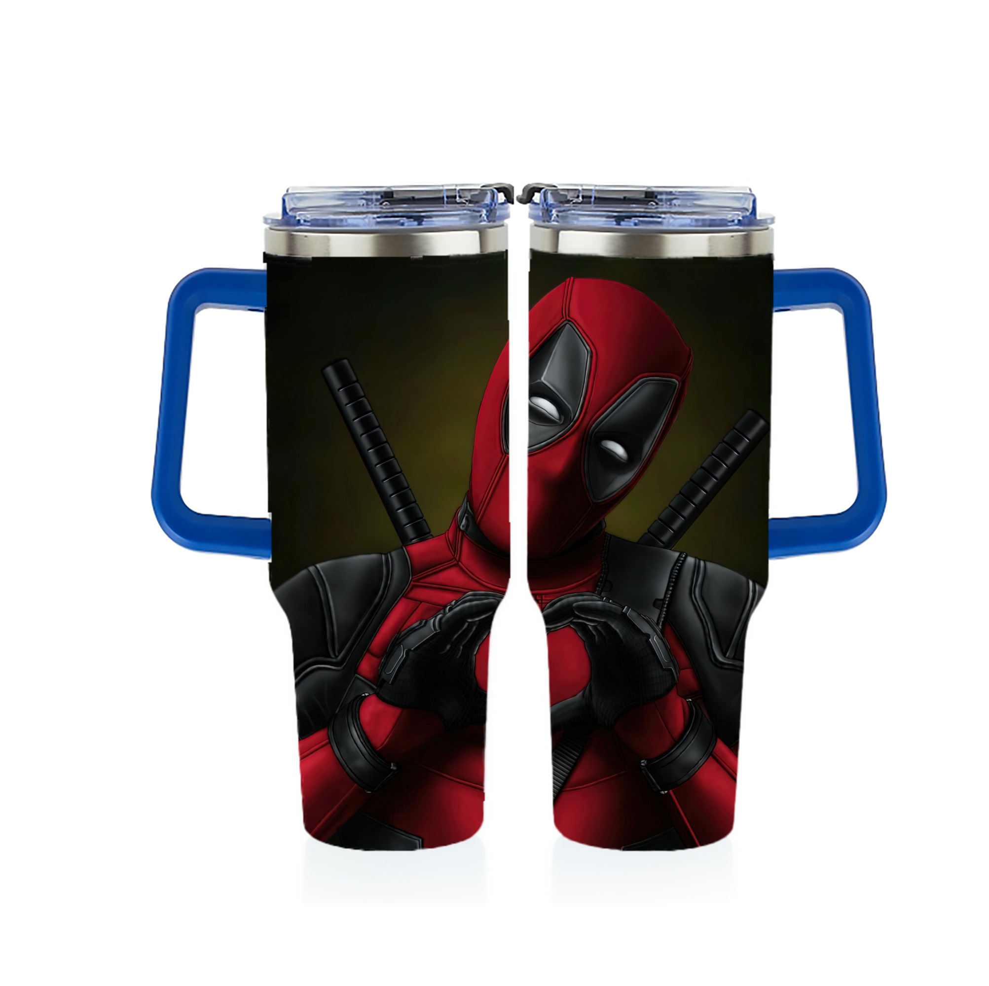 （画像用） Deadpool デッドプール 1200ｍLフルプリント車用タンブラー