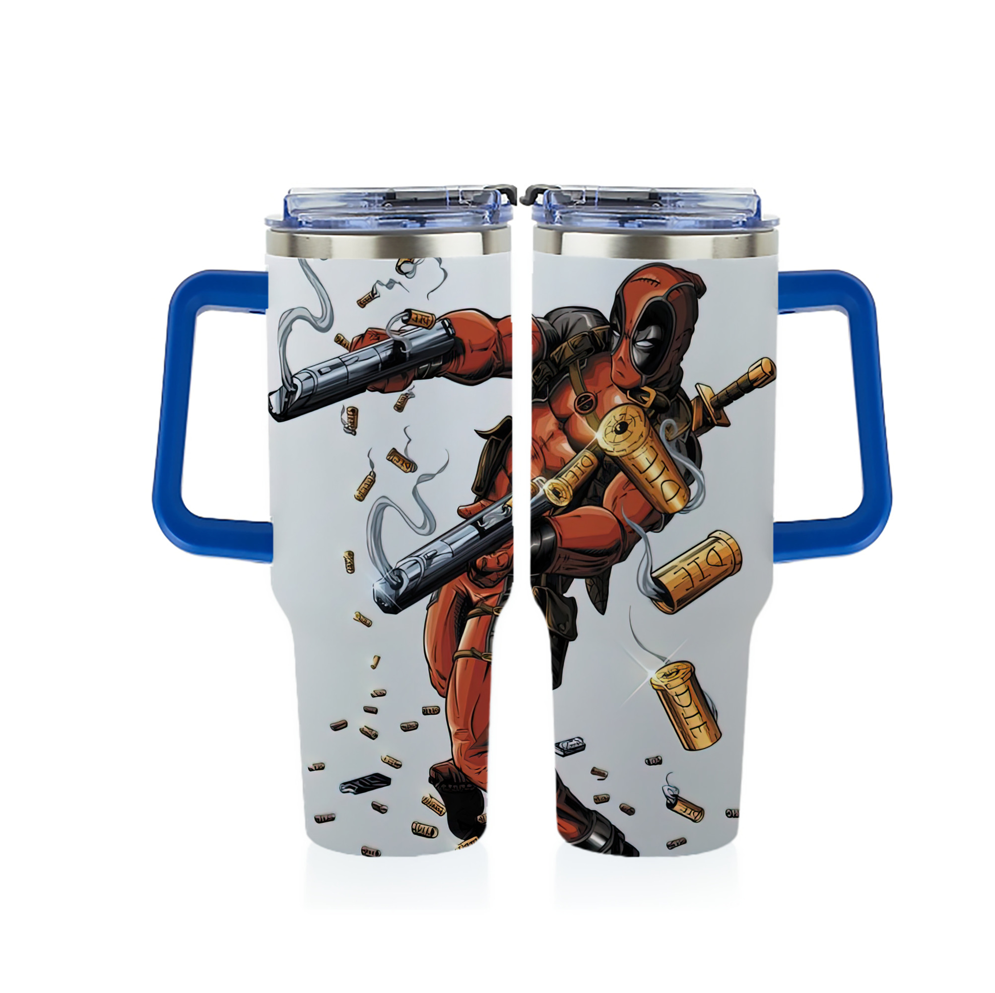 （画像用） Deadpool デッドプール 1200ｍLフルプリント車用タンブラー