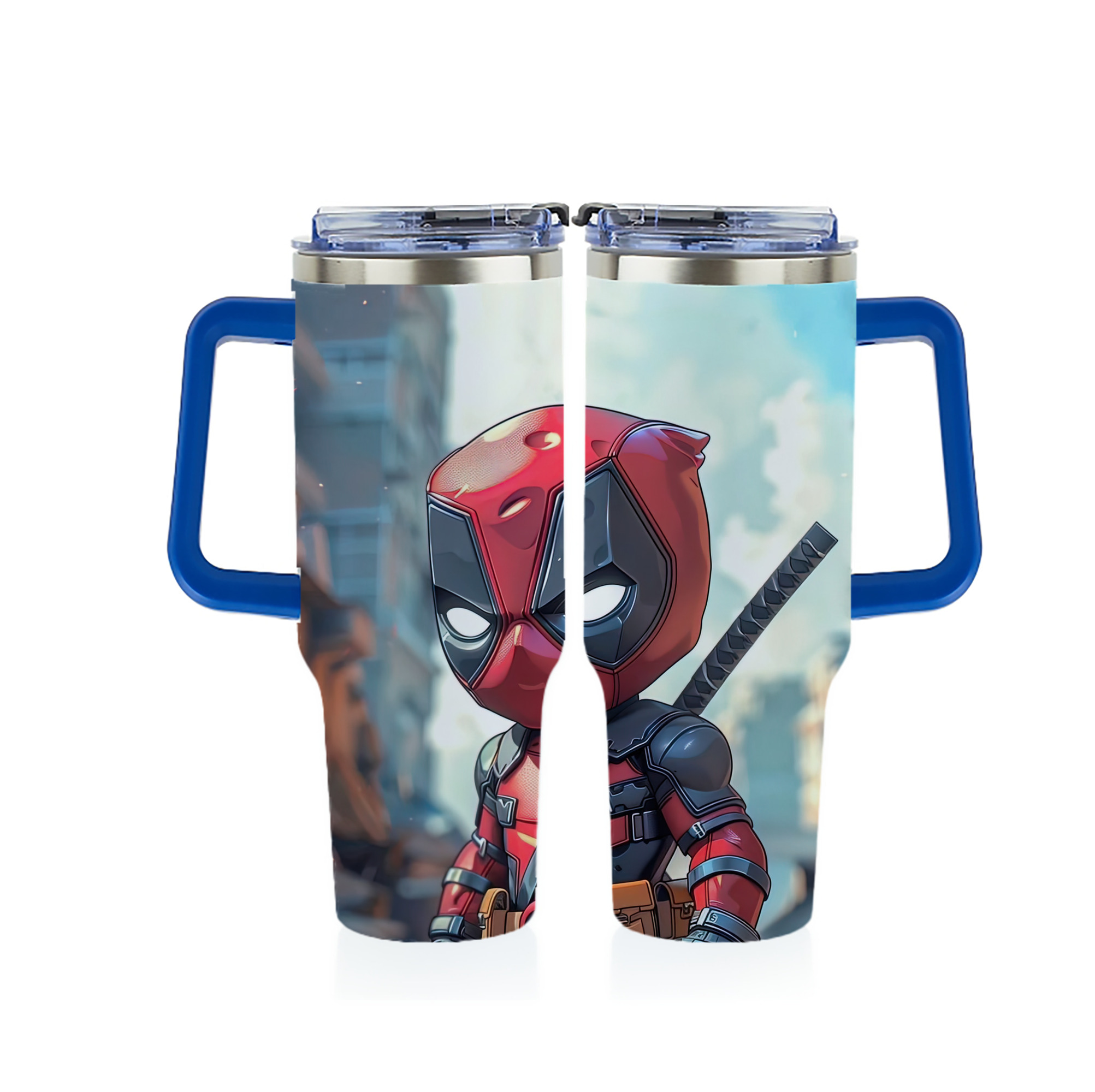 （画像用） Deadpool デッドプール 1200ｍLフルプリント車用タンブラー