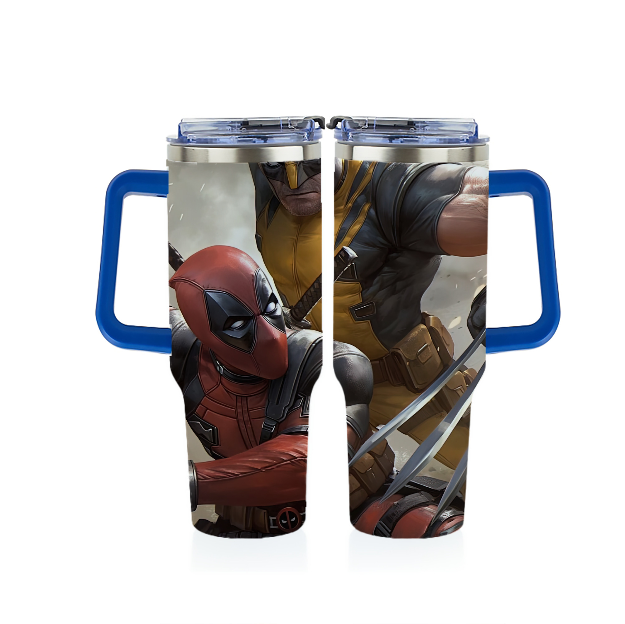 （画像用） Deadpool デッドプール 1200ｍLフルプリント車用タンブラー
