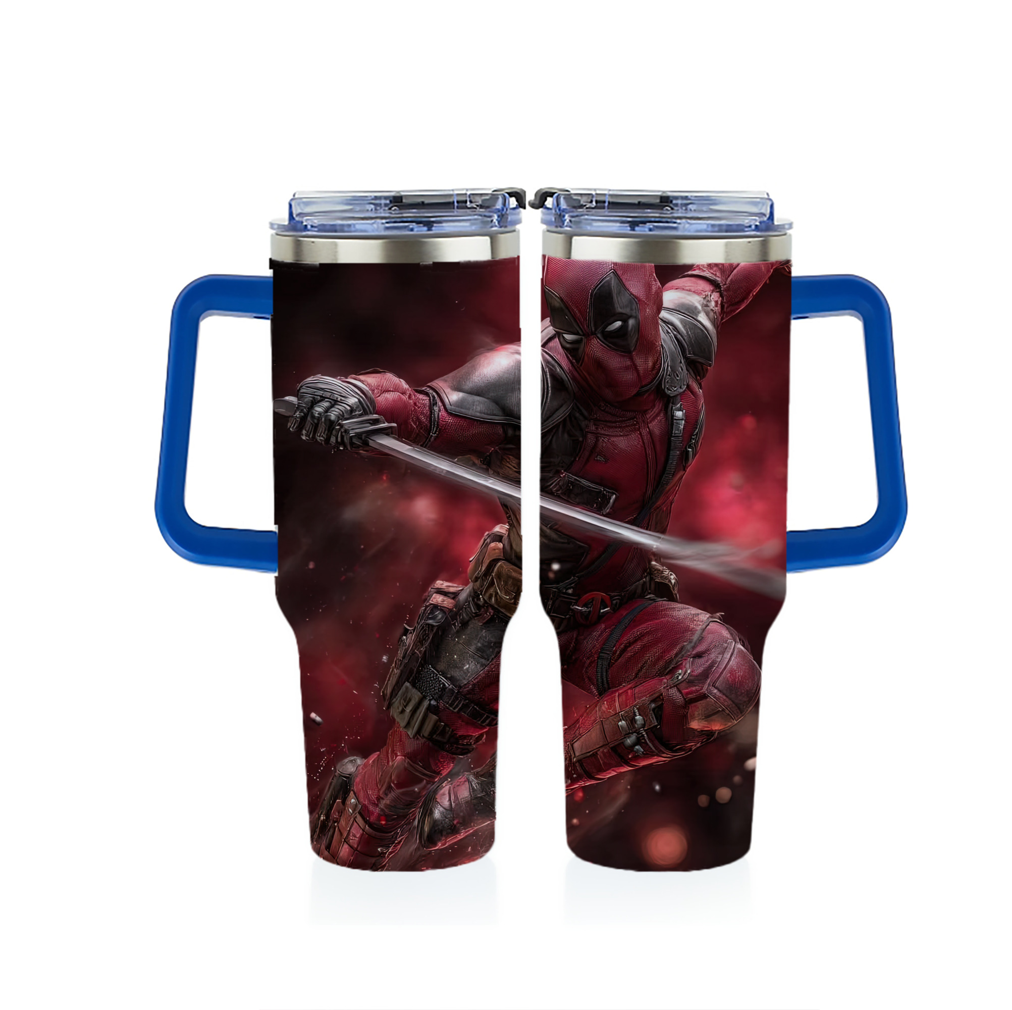 （画像用） Deadpool デッドプール 1200ｍLフルプリント車用タンブラー