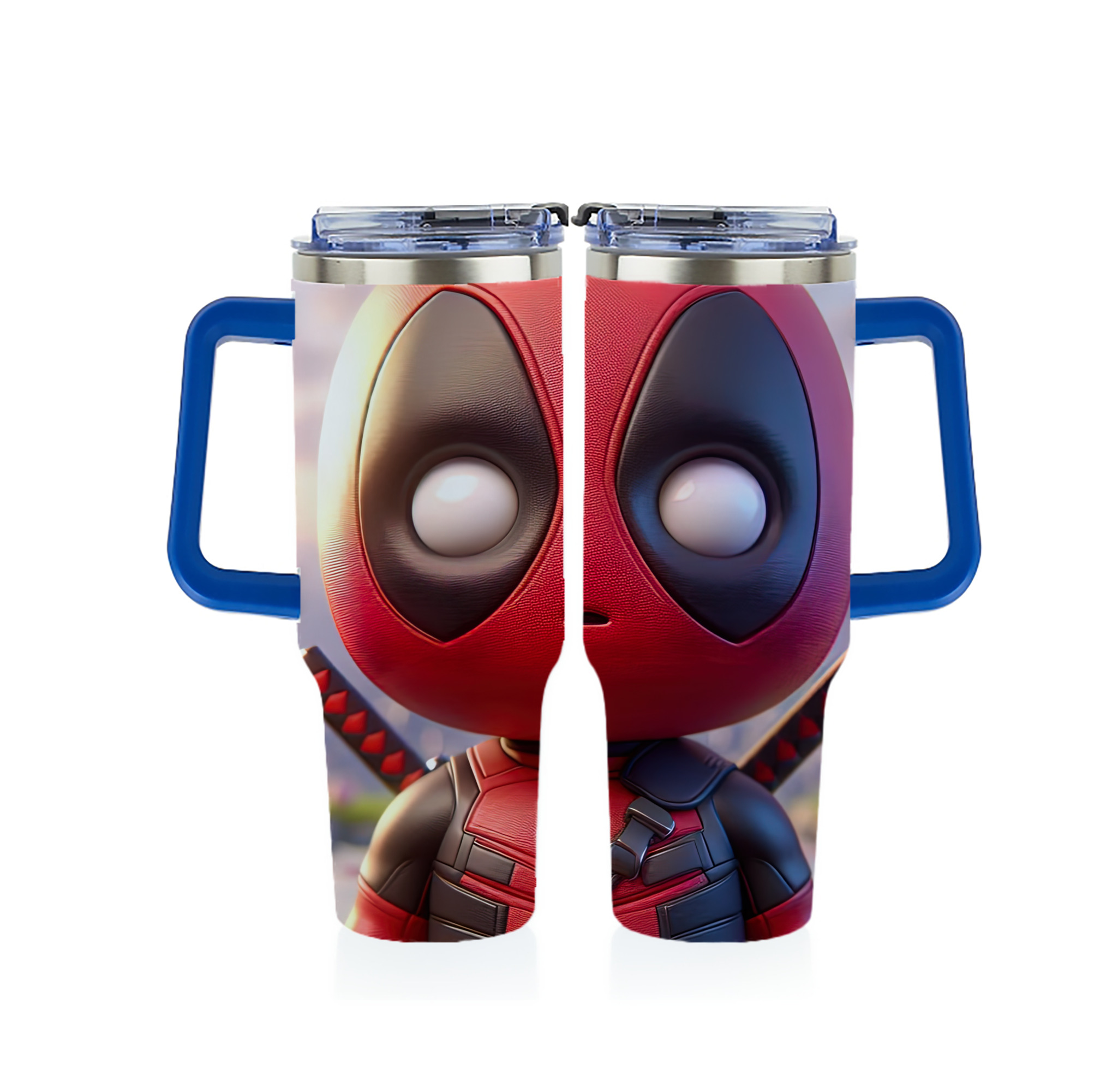 （画像用） Deadpool デッドプール 1200ｍLフルプリント車用タンブラー