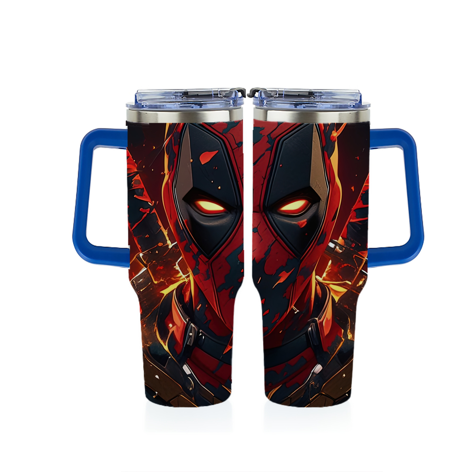 （画像用） Deadpool デッドプール 1200ｍLフルプリント車用タンブラー