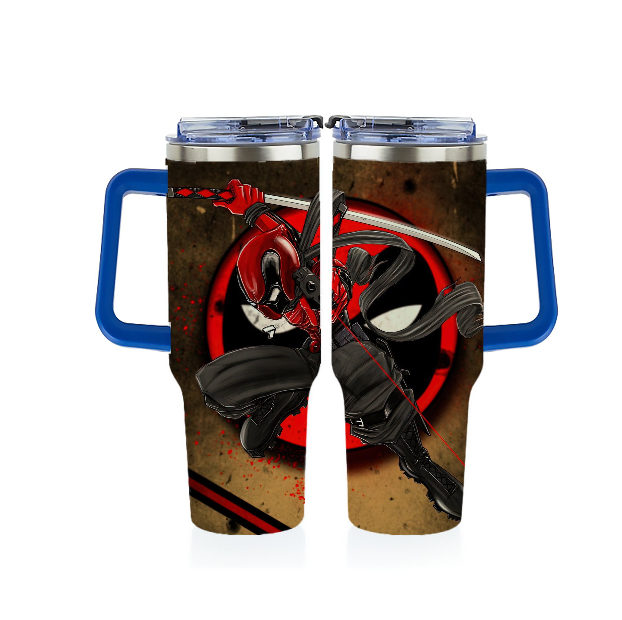 （画像用） Deadpool デッドプール 1200ｍLフルプリント車用タンブラー