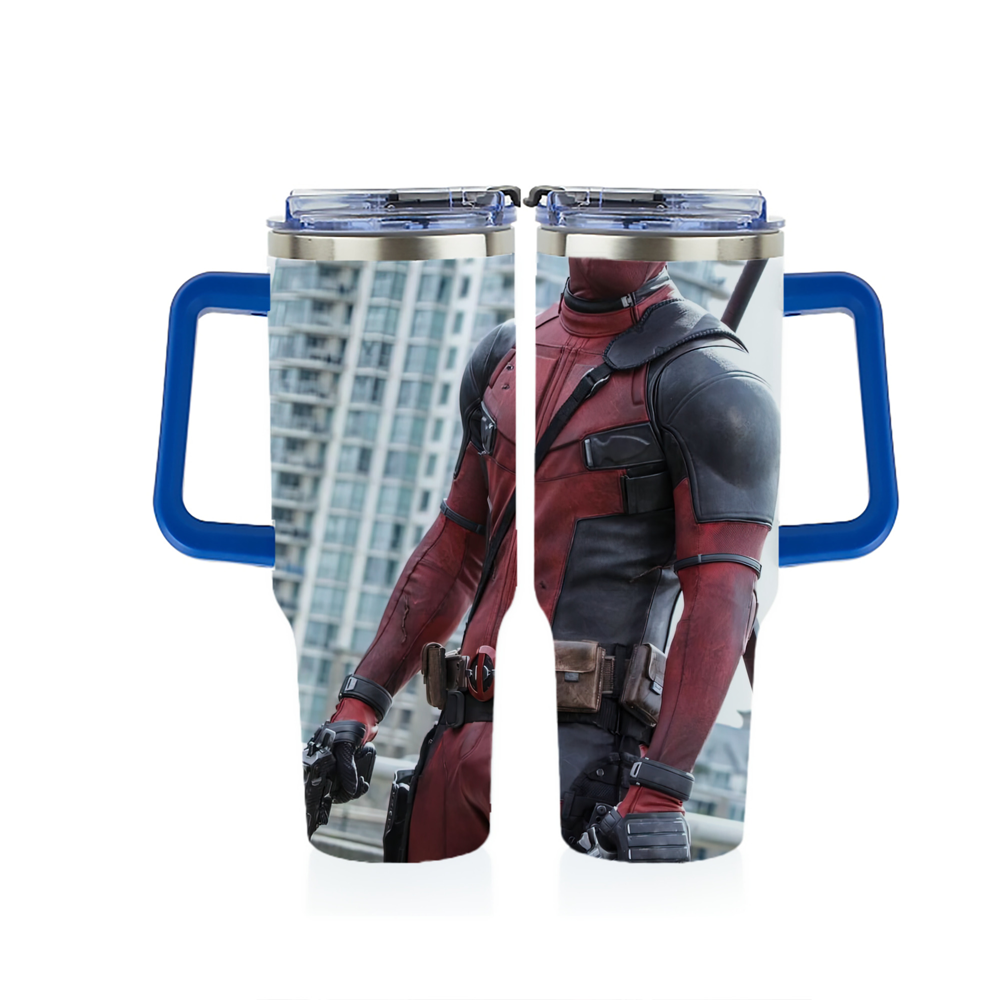 （画像用） Deadpool デッドプール 1200ｍLフルプリント車用タンブラー