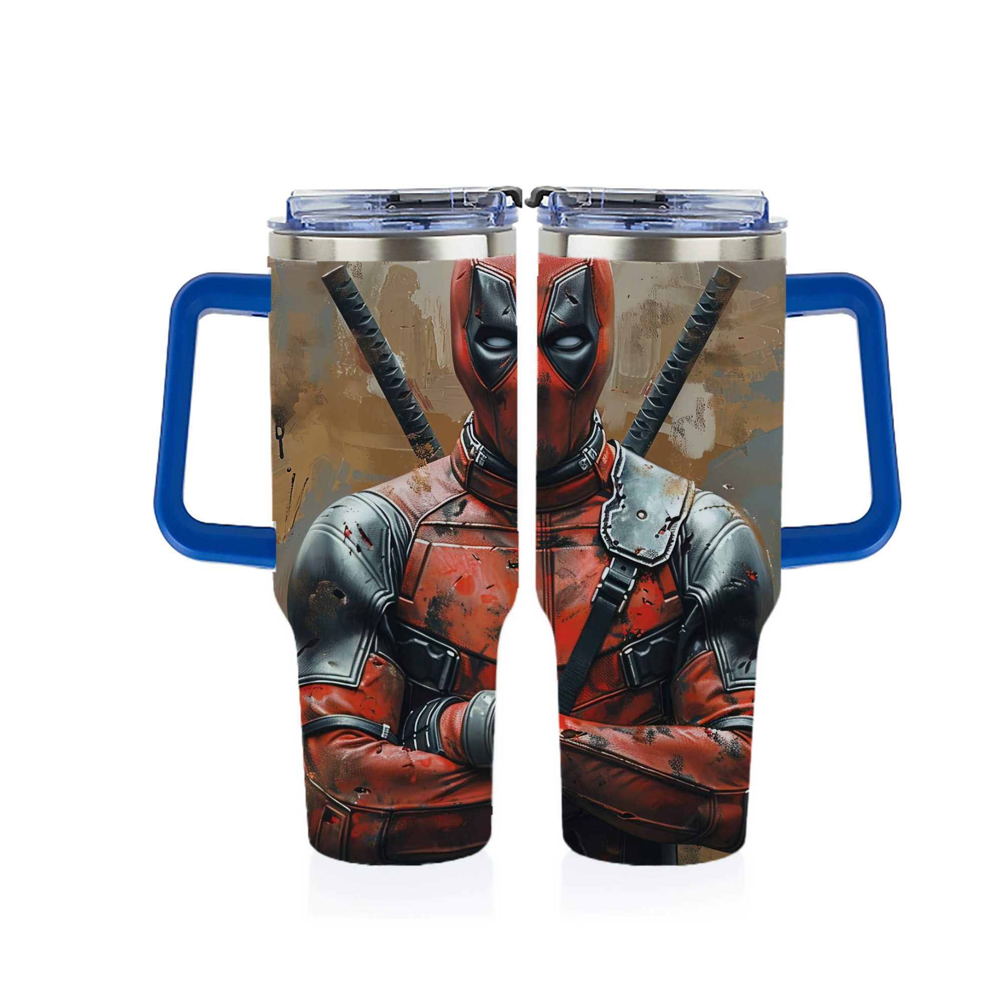 （画像用） Deadpool デッドプール 1200ｍLフルプリント車用タンブラー
