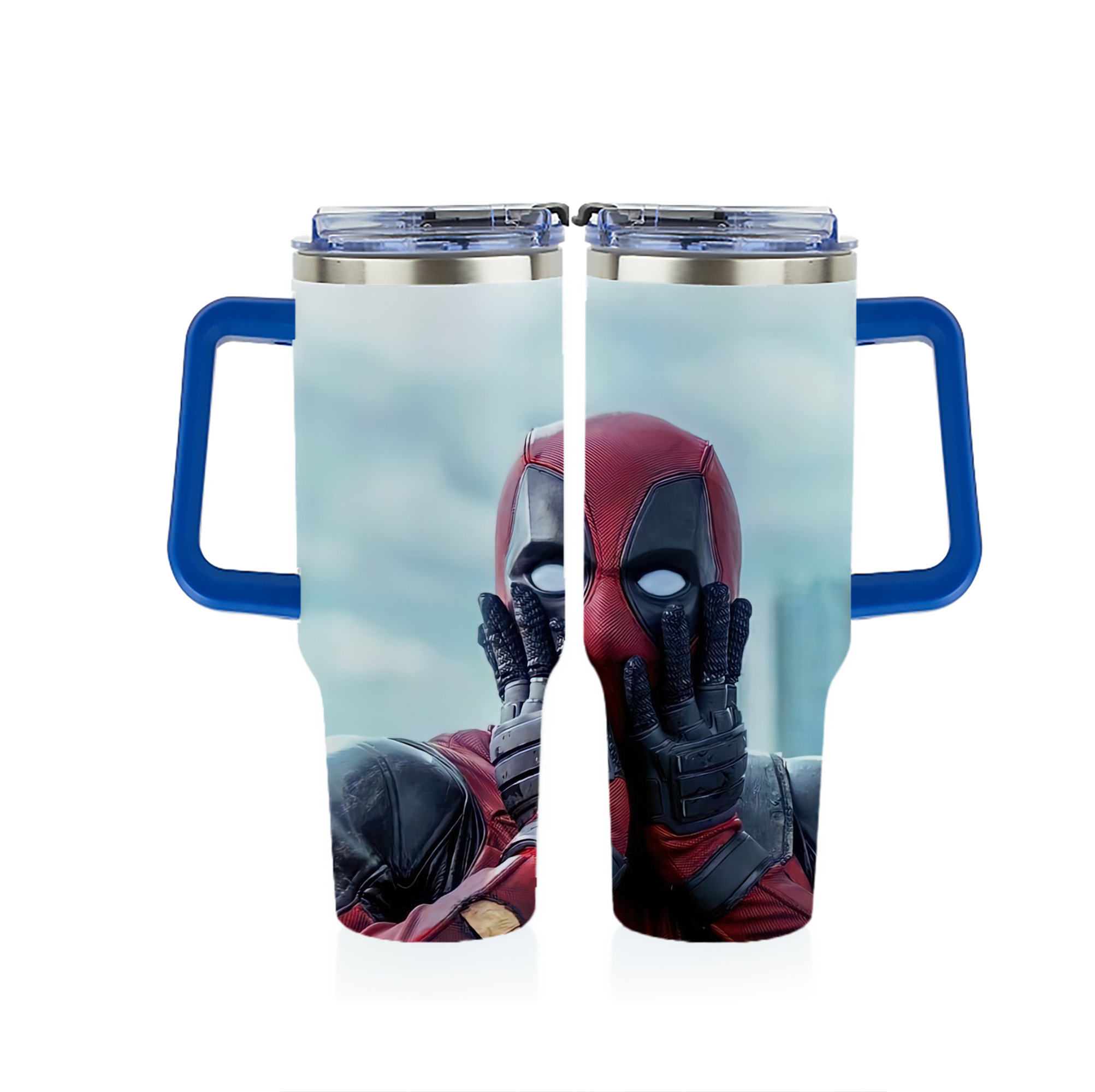 （画像用） Deadpool デッドプール 1200ｍLフルプリント車用タンブラー