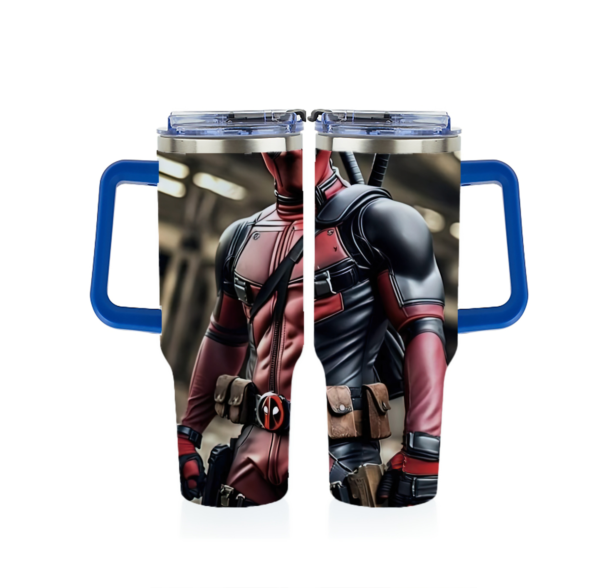 （画像用） Deadpool デッドプール 1200ｍLフルプリント車用タンブラー