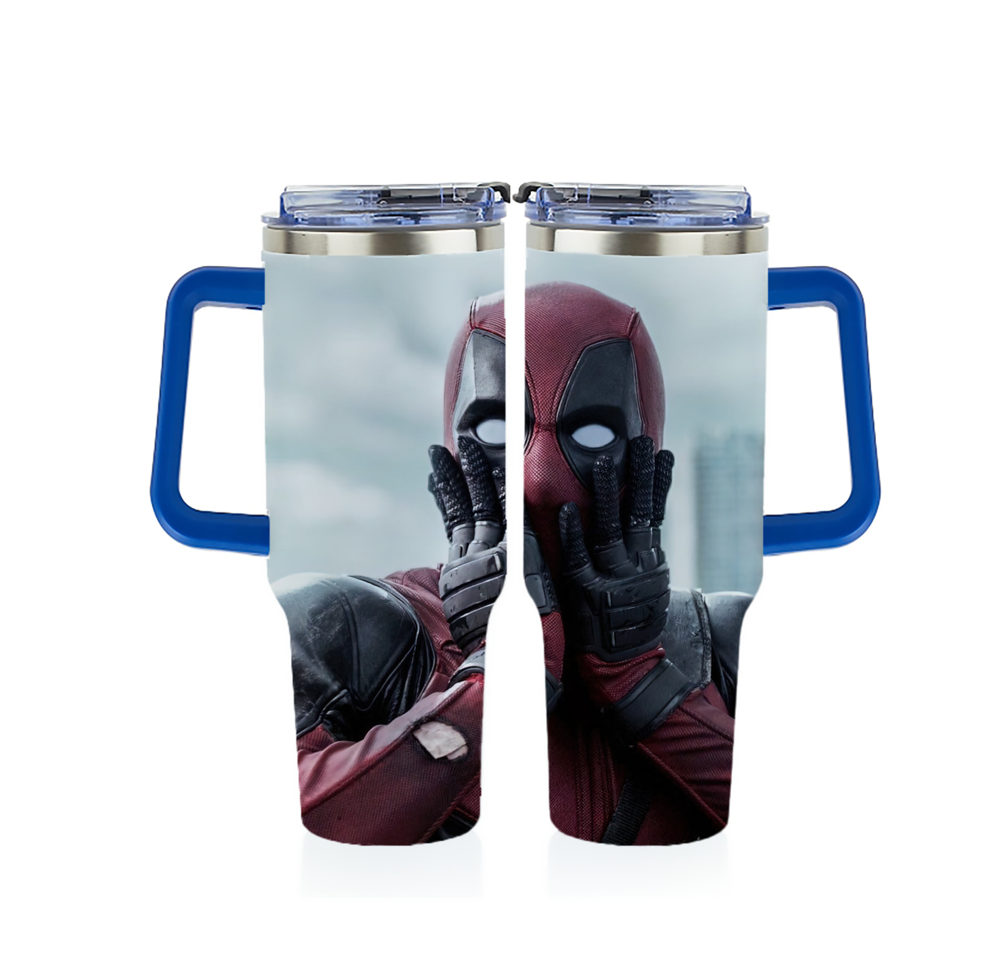 （画像用） Deadpool デッドプール 1200ｍLフルプリント車用タンブラー
