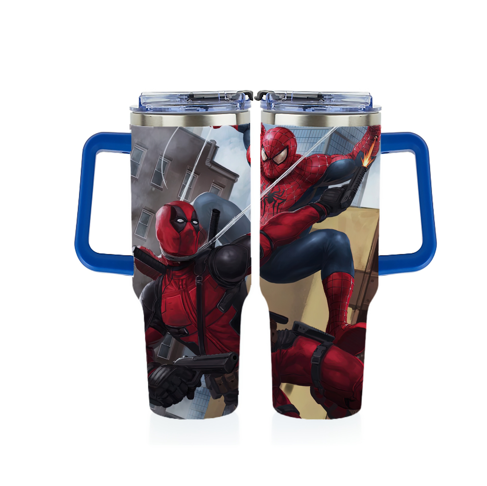（画像用） Deadpool デッドプール 1200ｍLフルプリント車用タンブラー