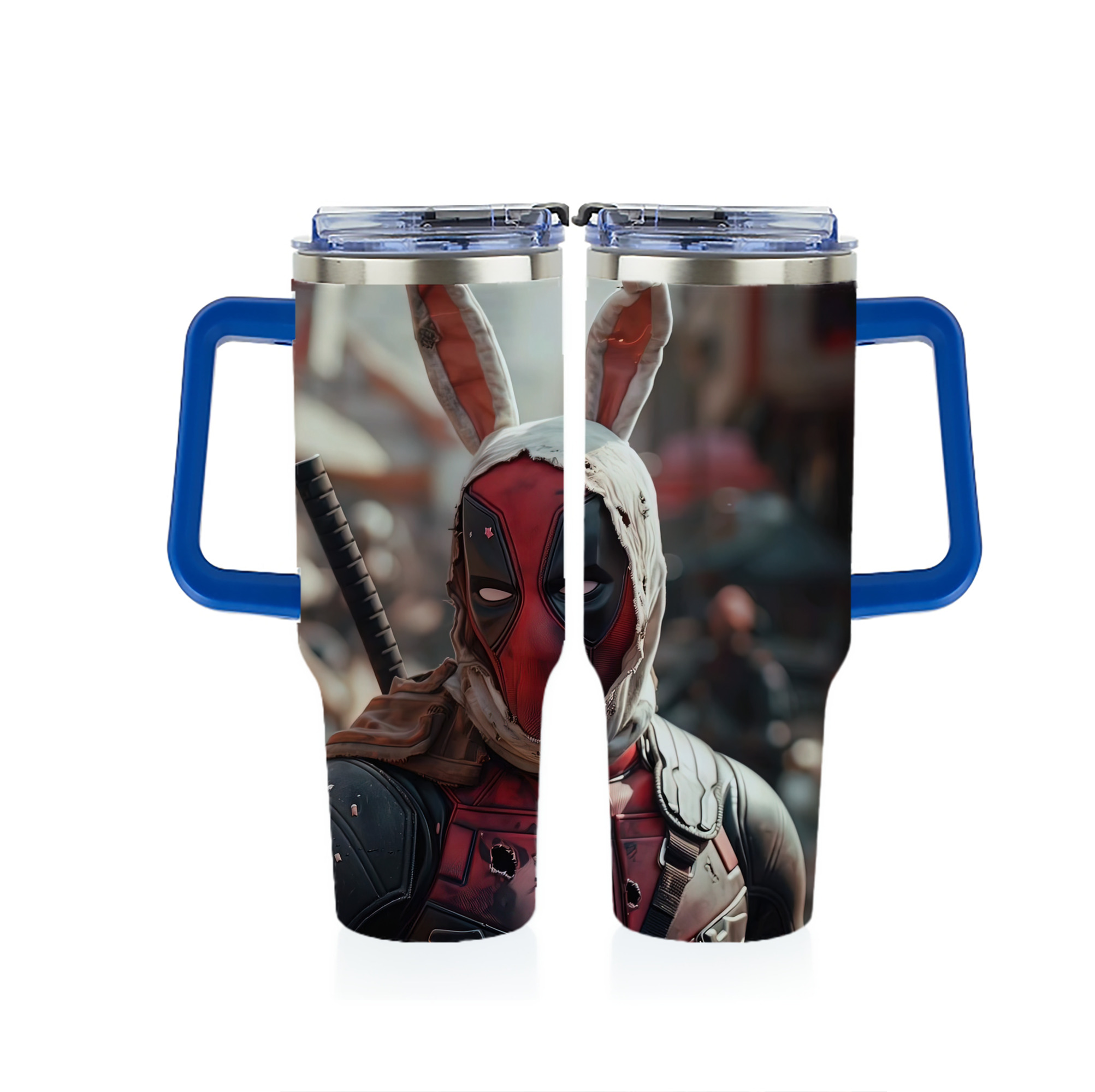 （画像用） Deadpool デッドプール 1200ｍLフルプリント車用タンブラー