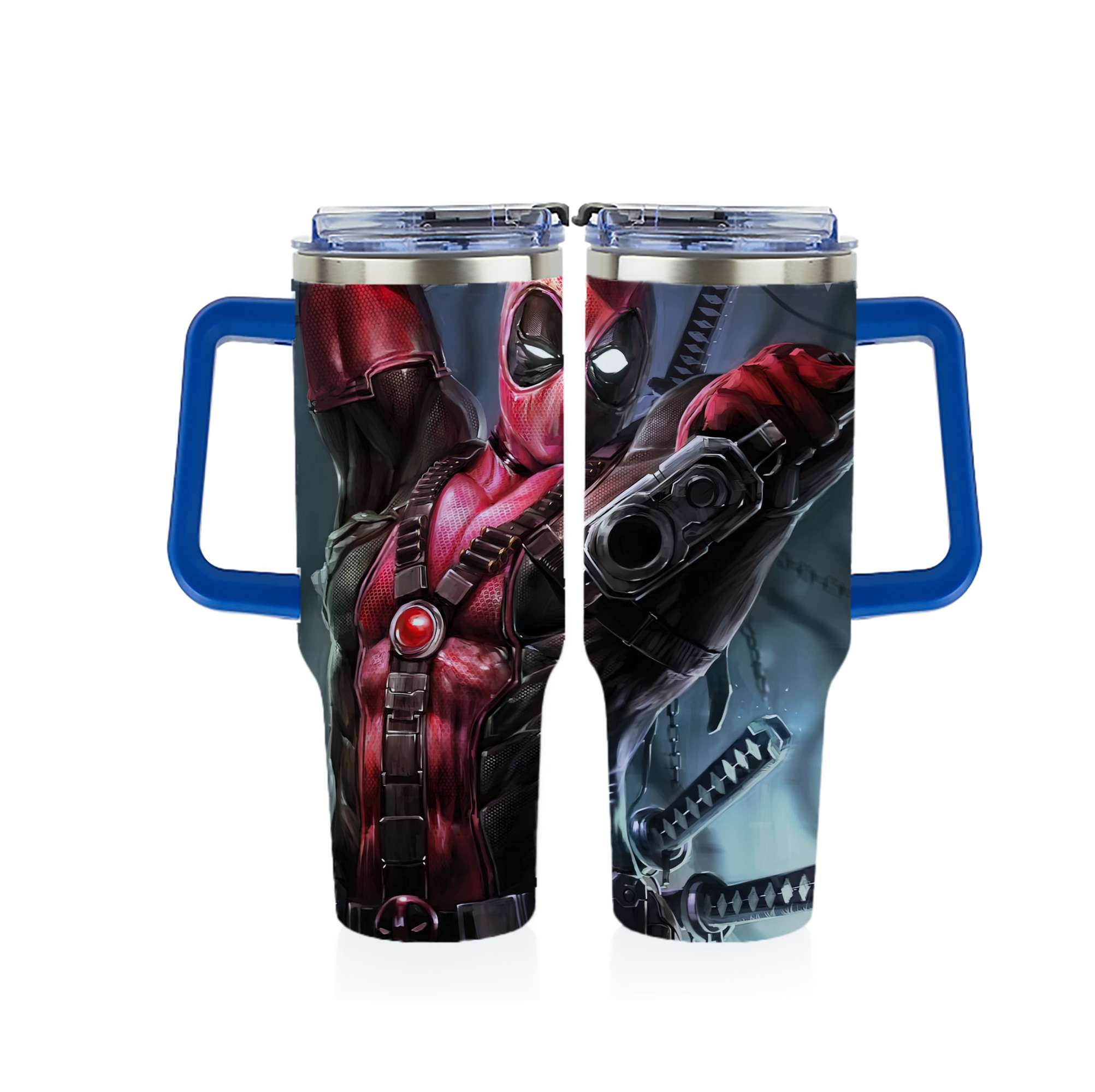 （画像用） Deadpool デッドプール 1200ｍLフルプリント車用タンブラー