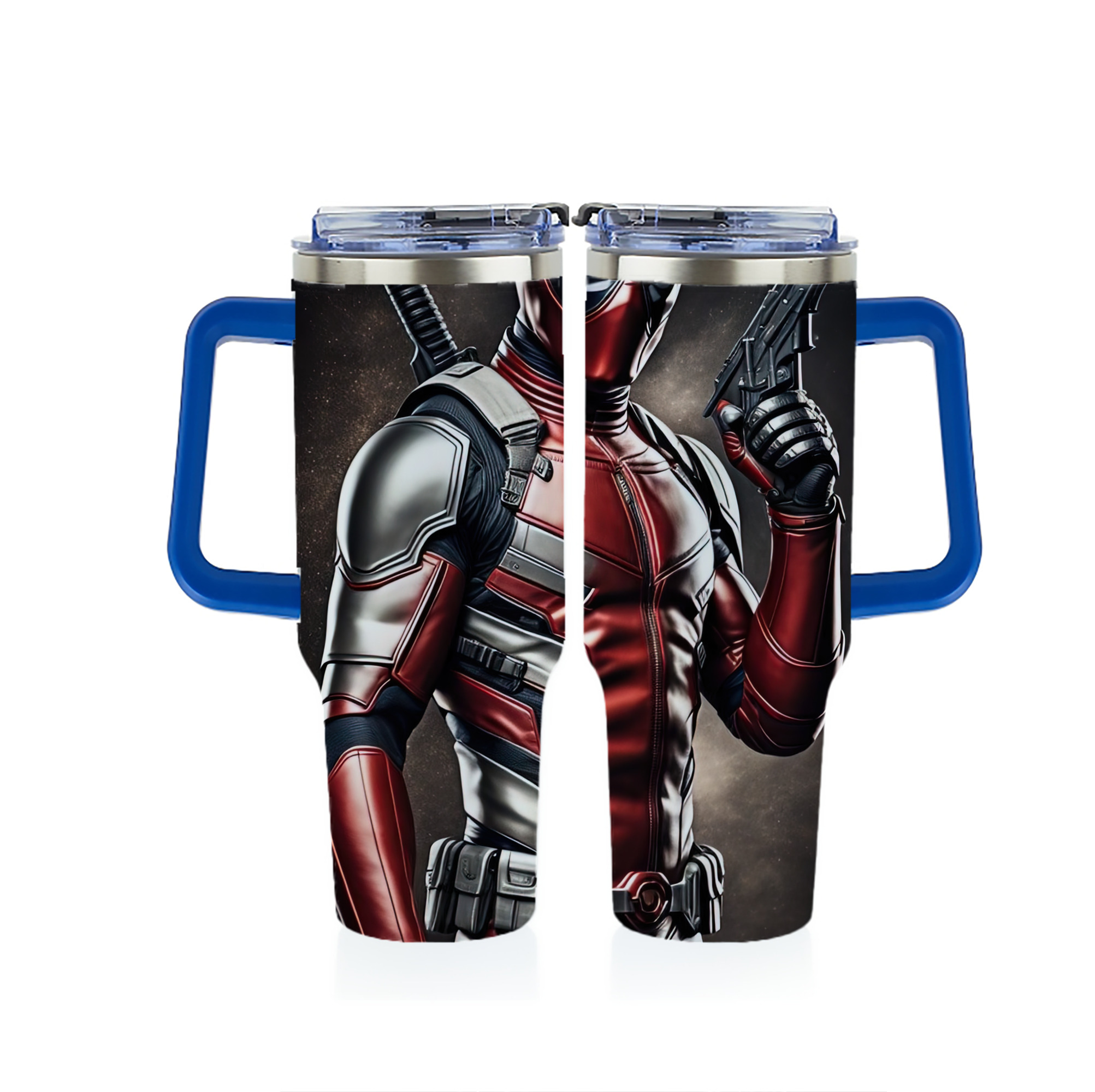 （画像用） Deadpool デッドプール 1200ｍLフルプリント車用タンブラー